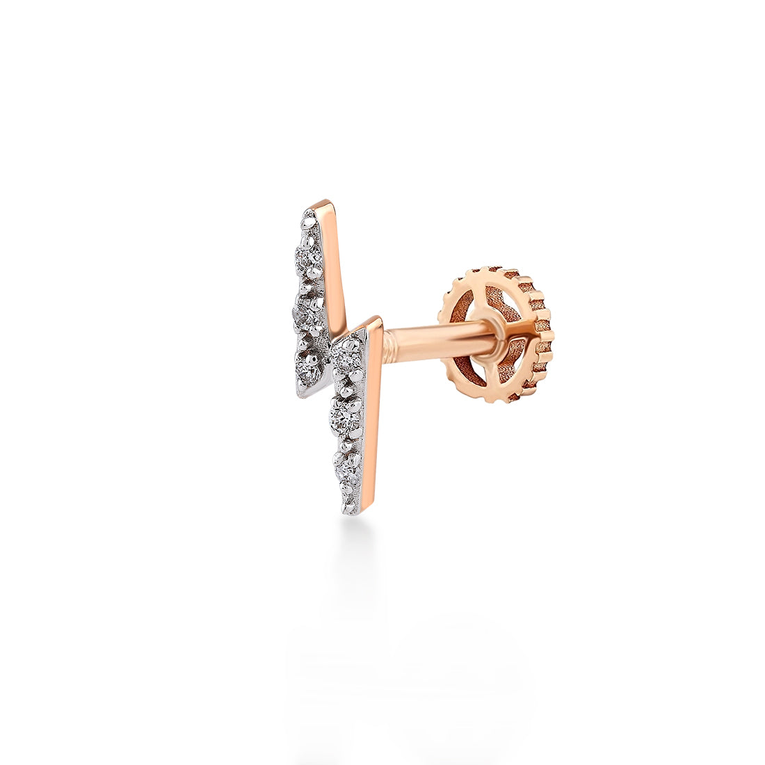 0,02 Karat Pırlanta Tragus Küpe