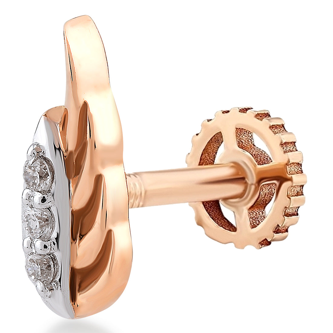 0,03 Karat Pırlanta Tragus Küpe
