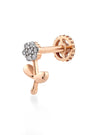 0,04 Karat Pırlanta Tragus Küpe