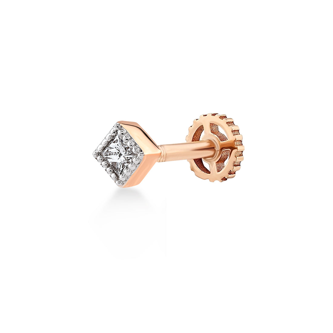0,05 Karat Pırlanta Tragus Küpe