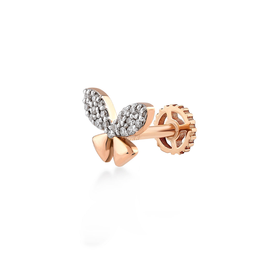 0,05 Karat Pırlanta Tragus Küpe