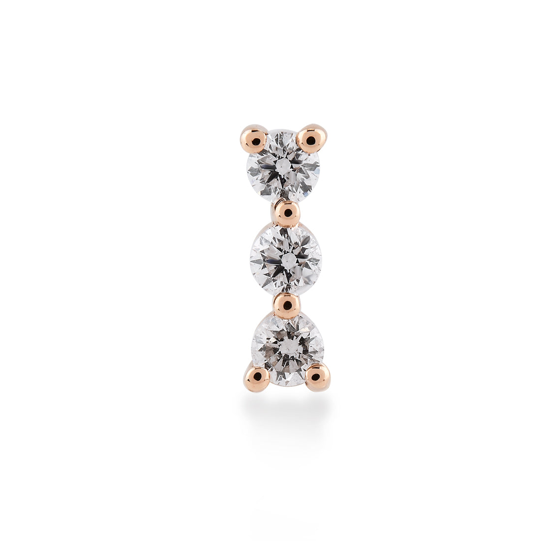 0,09 Karat Pırlanta Tragus Küpe