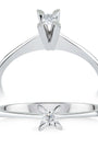 0,10 Karat Tektaş Pırlanta Yüzük