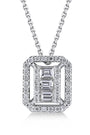 0,48 Karat Pırlanta Baget Kolye