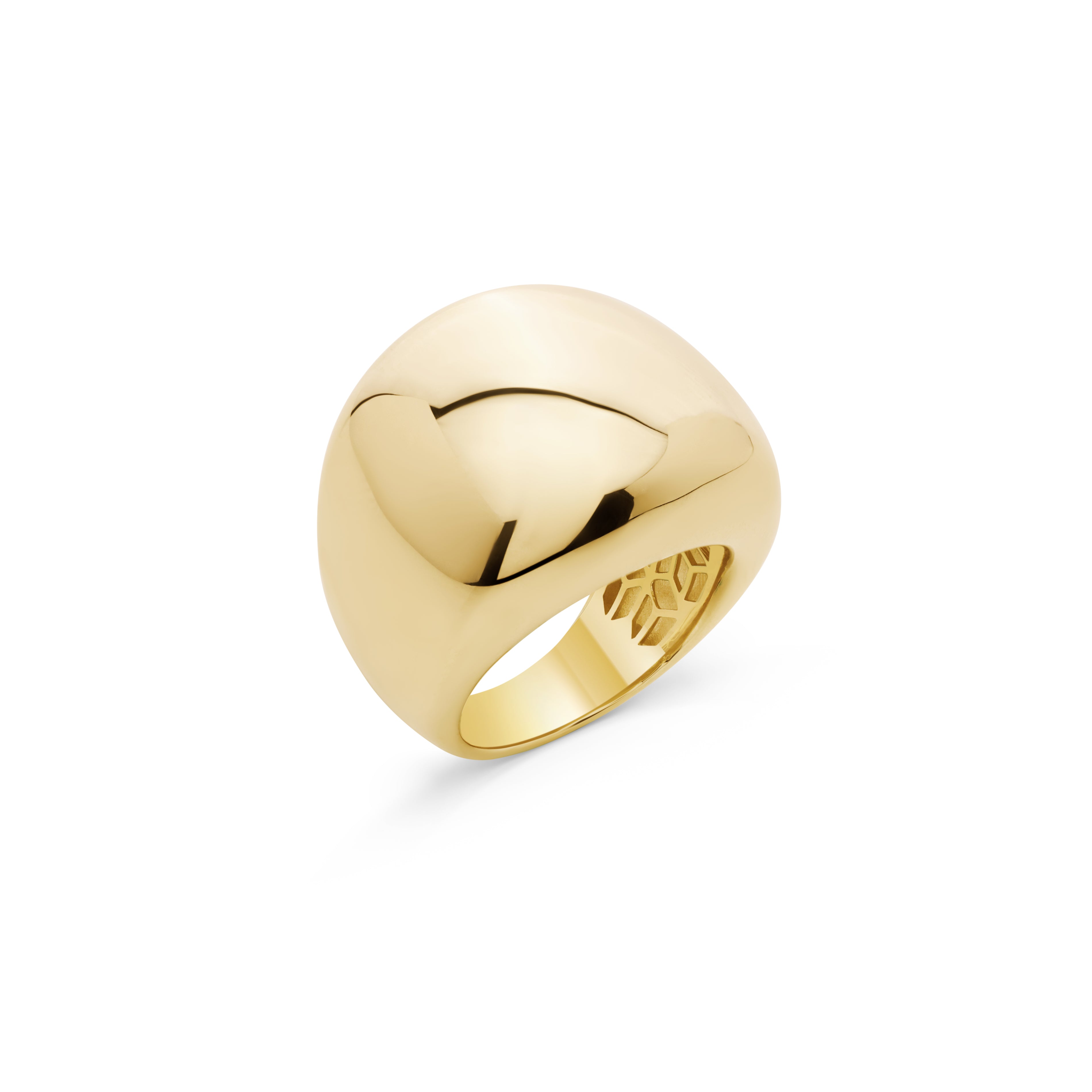 Cetaş Eterna Bombeli Yüzeyli 14 Ayar Altın Yüzük