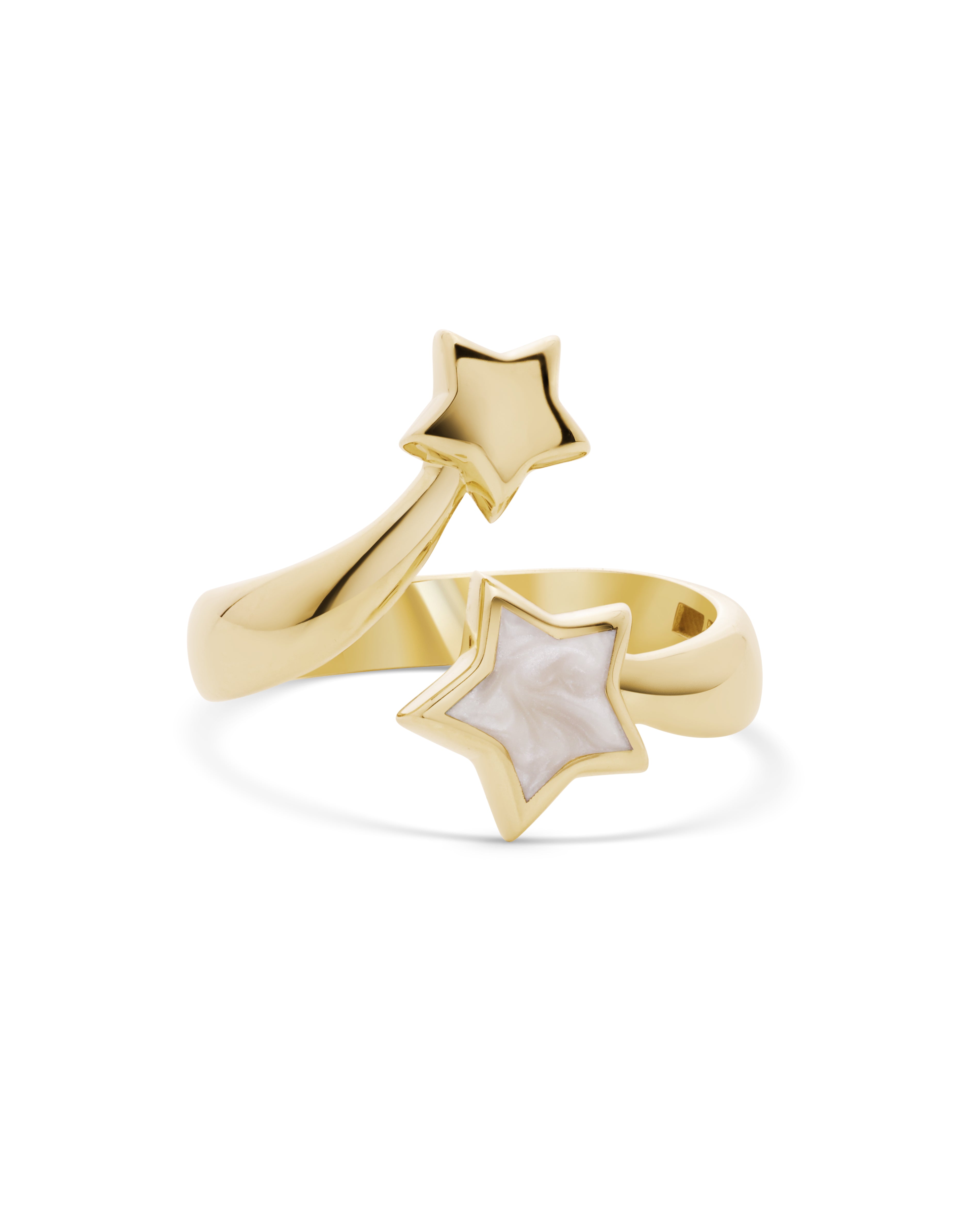 Cetaş Eterna Çift Yıldız 14 Ayar Altın Yüzük