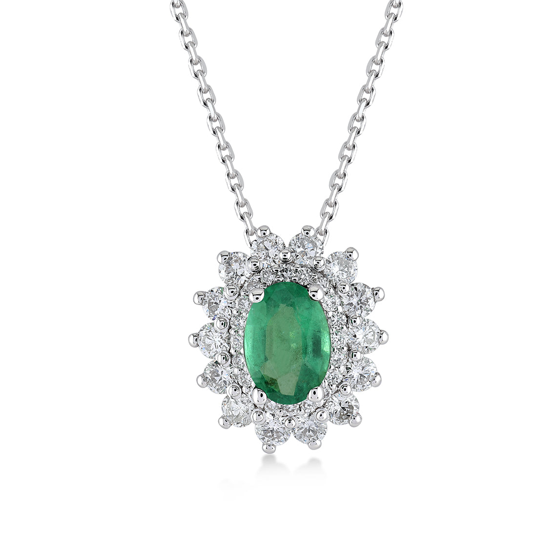 1,69 Karat Pırlanta Safir Kolye