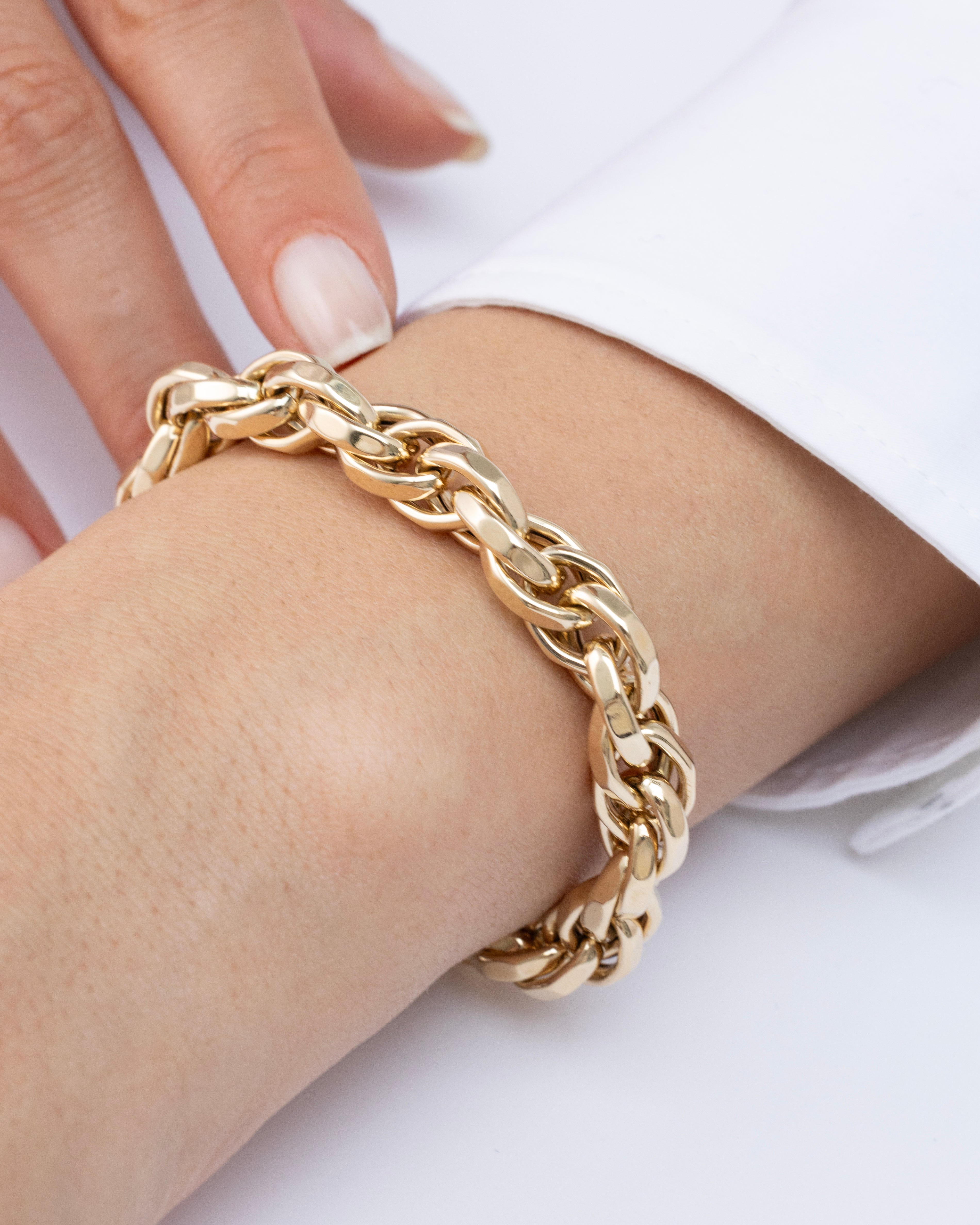 Cetaş Burgulu 14 Ayar Altın Bileklik