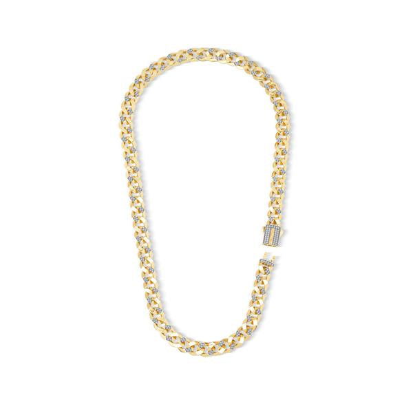 11Mm Altın Taşlı Gurmet Zincir