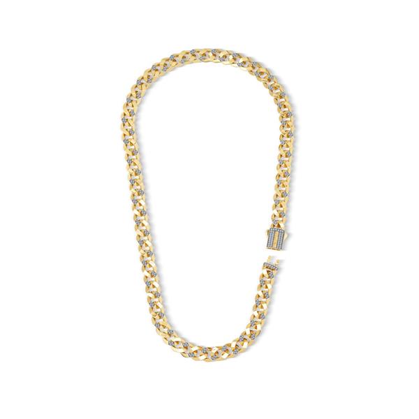 11Mm Altın Taşlı Gurmet Zincir