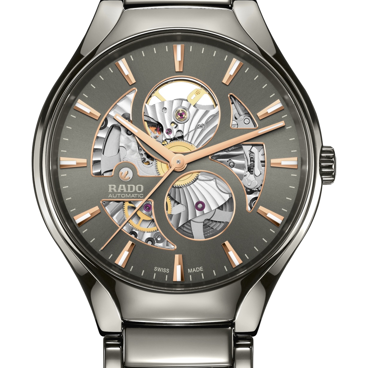 Rado True Round Automatic Open Heart R27108112 Kol Saati