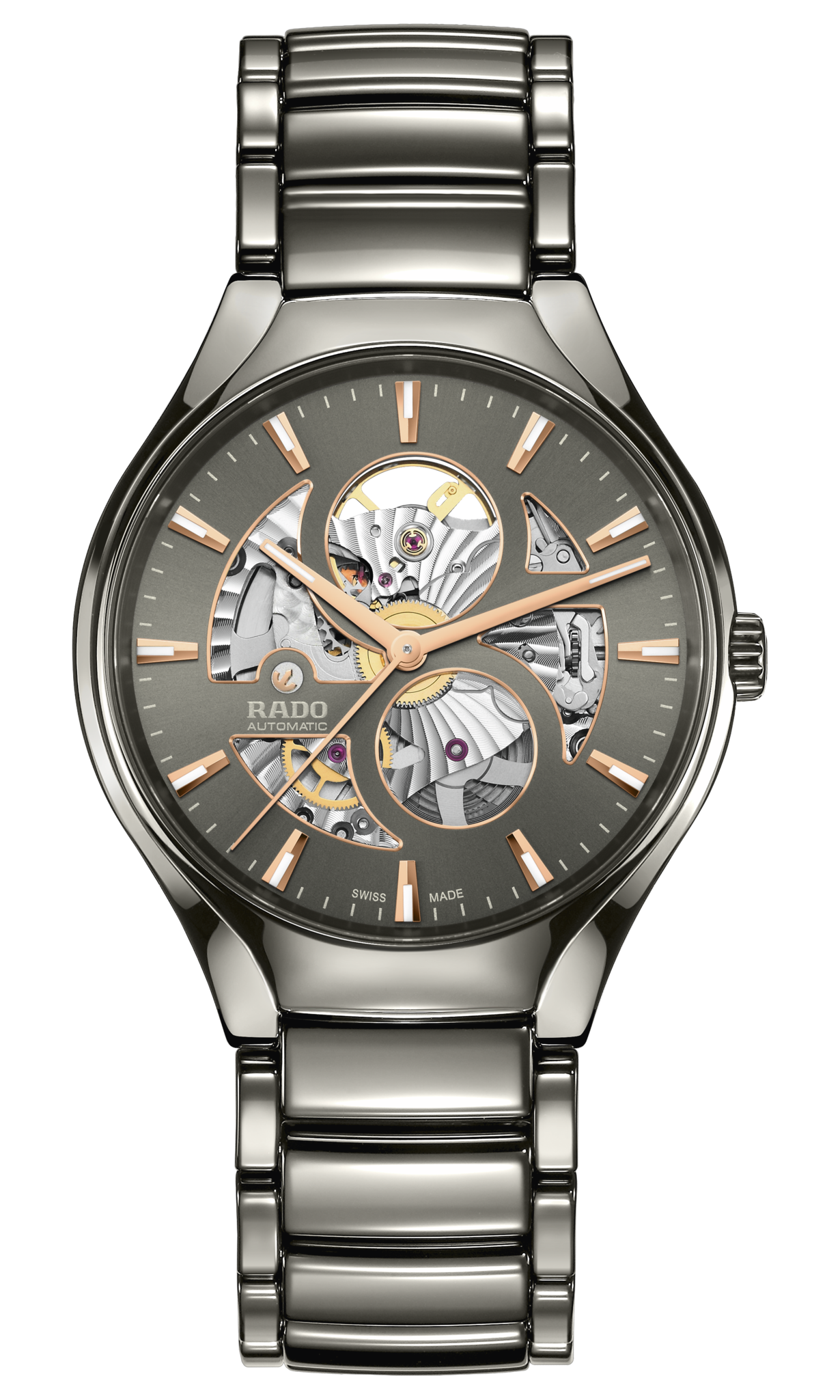 Rado True Round Automatic Open Heart R27108112 Kol Saati