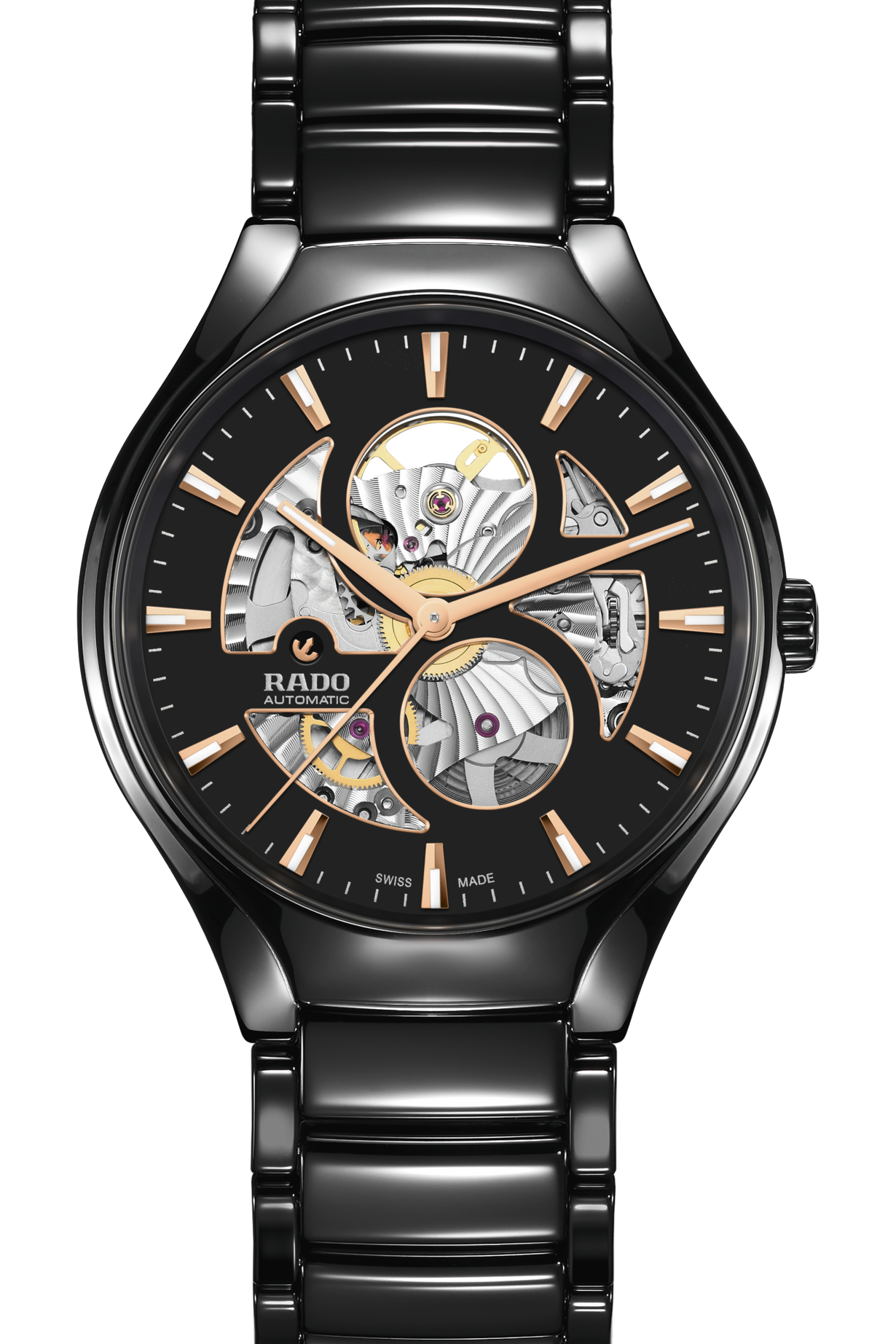 Rado True Round Automatic Open Heart R27107172 Kol Saati