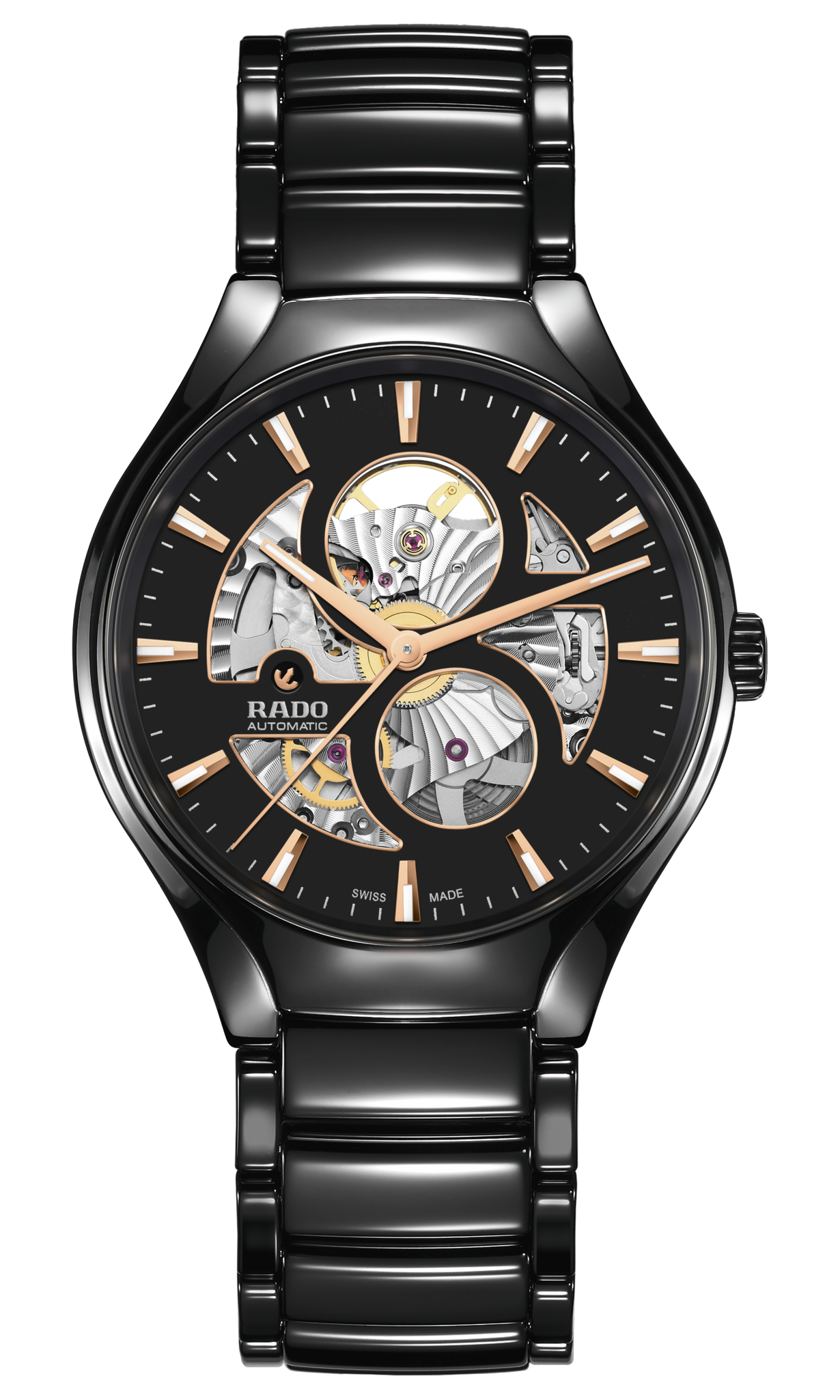 Rado True Round Automatic Open Heart R27107172 Kol Saati