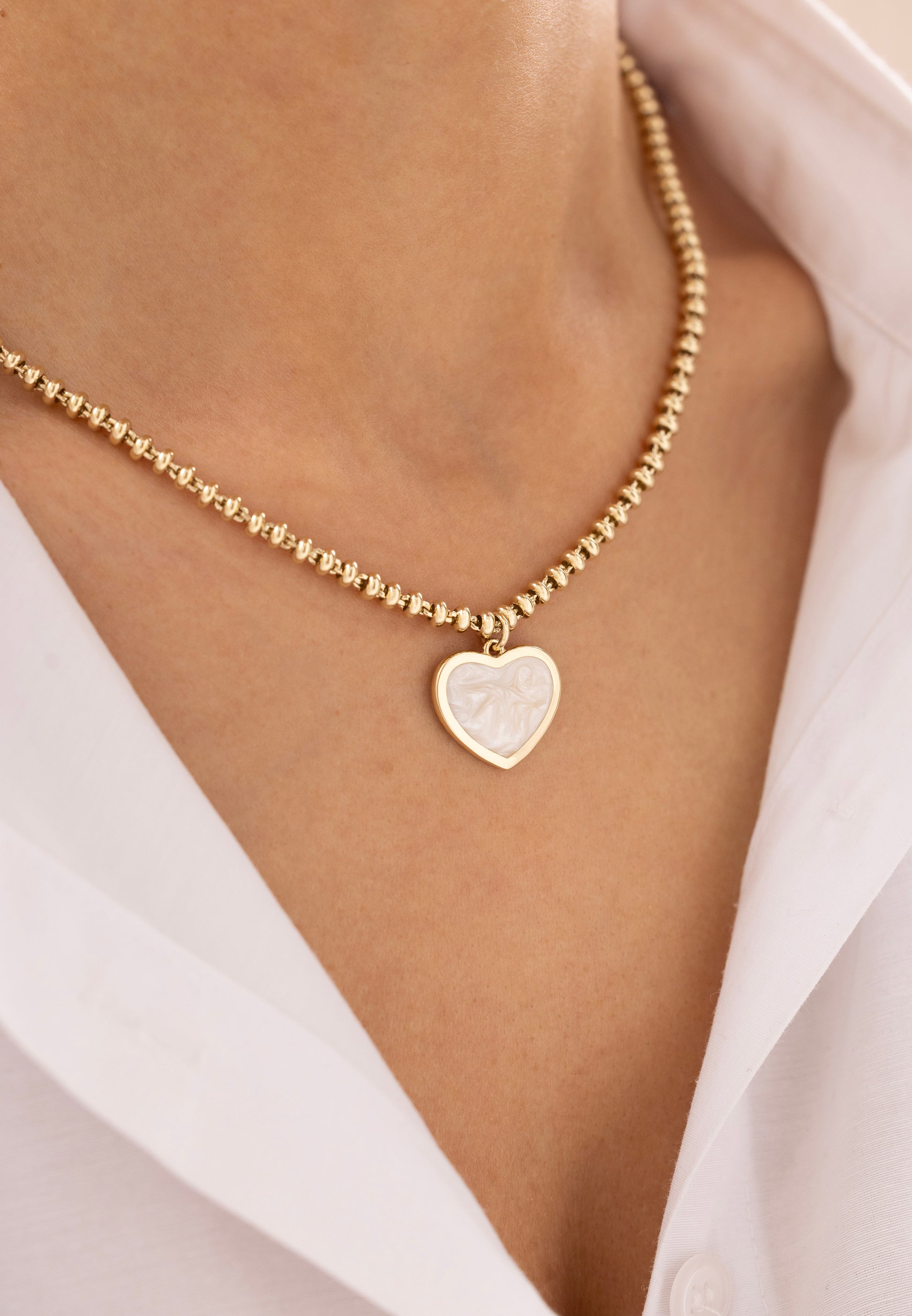 Cetaş Eterna Kalpli 14 Ayar Altın Kolye