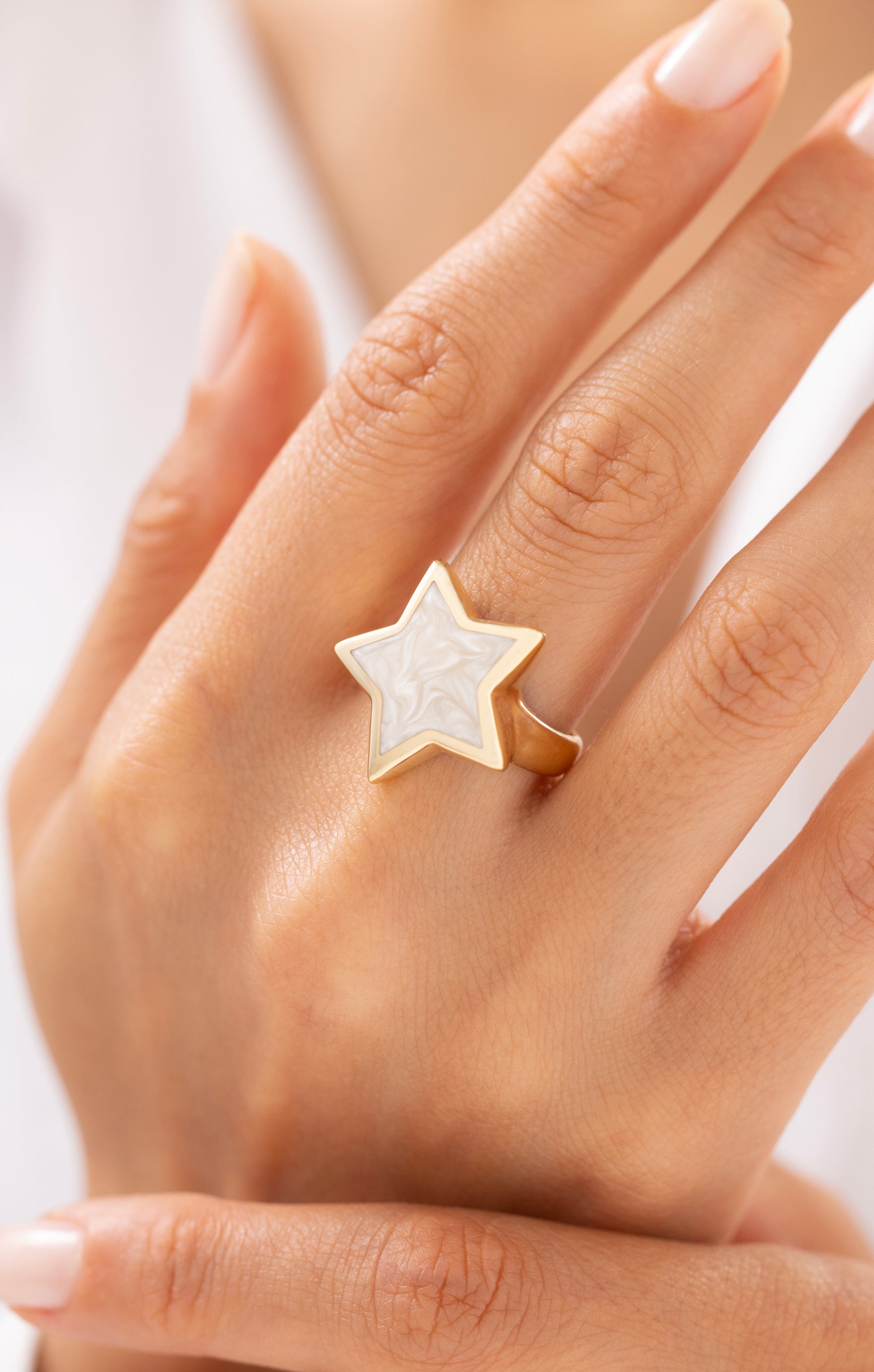 Cetaş Eterna Yıldız 14 Ayar Altın Yüzük