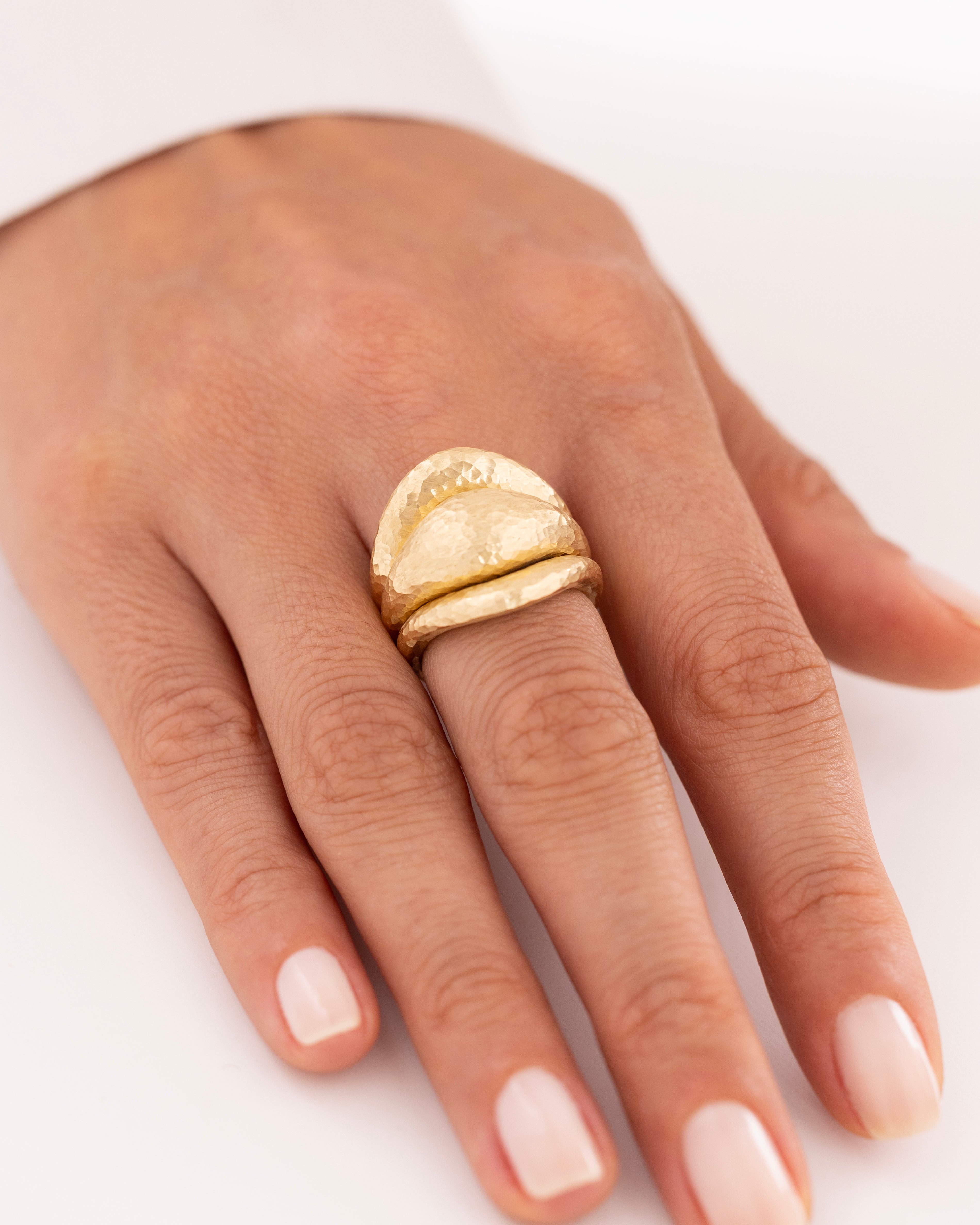 Cetaş Eterna Vintage Dövme 14 Ayar Altın Yüzük