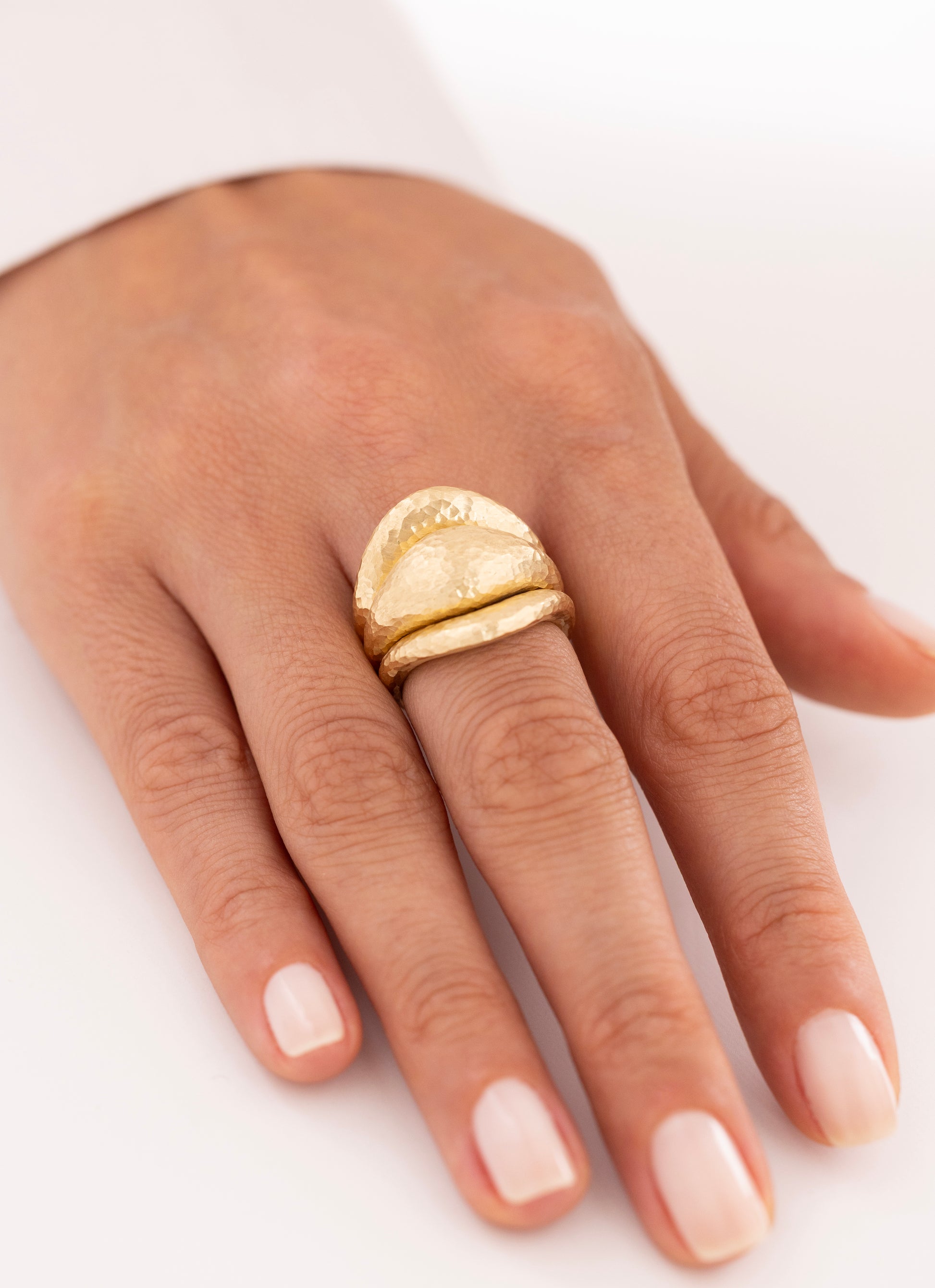 Cetaş Eterna Vintage Dövme 14 Ayar Altın Yüzük