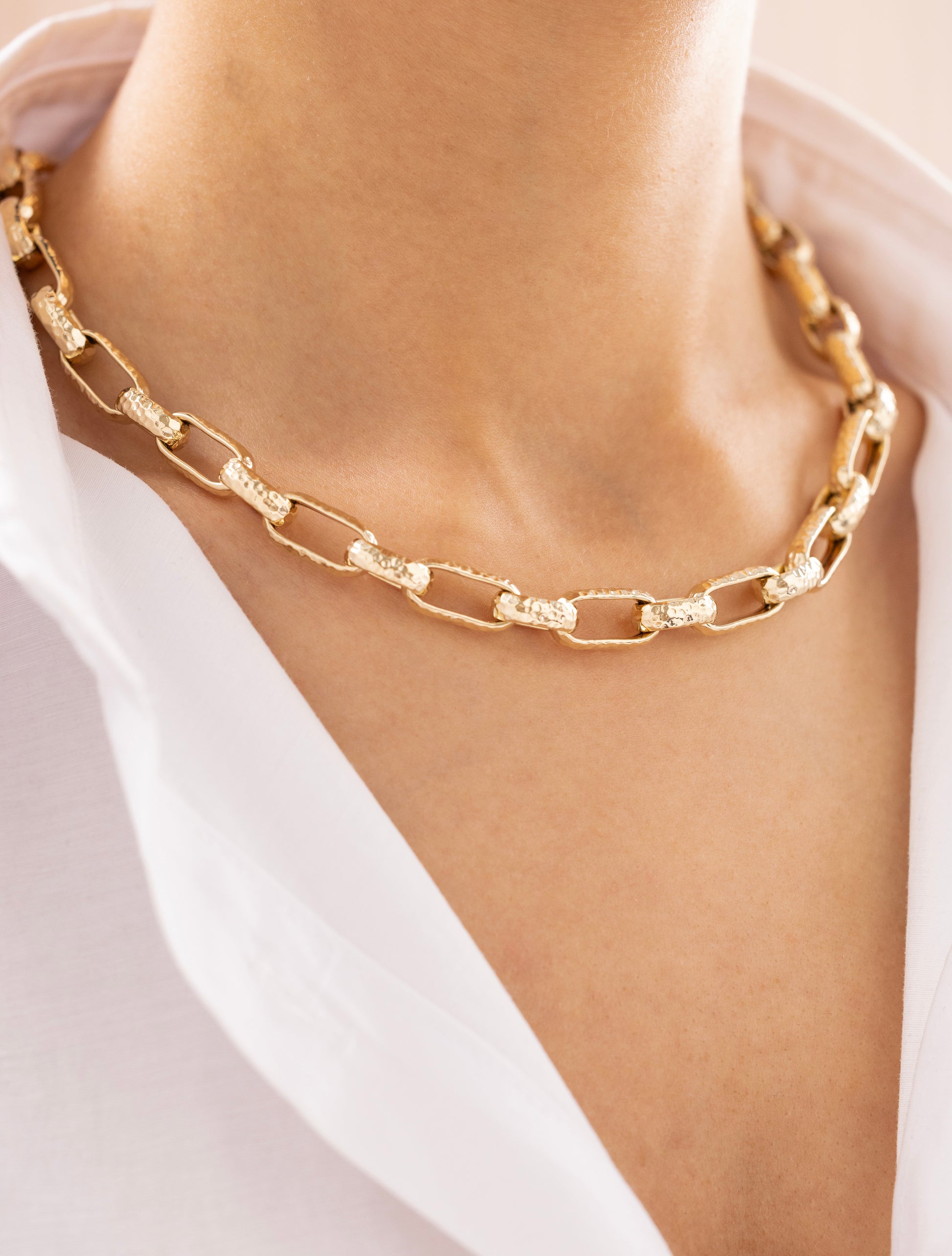 Cetaş Eterna Vintage Dövme 14 Ayar Altın Kolye