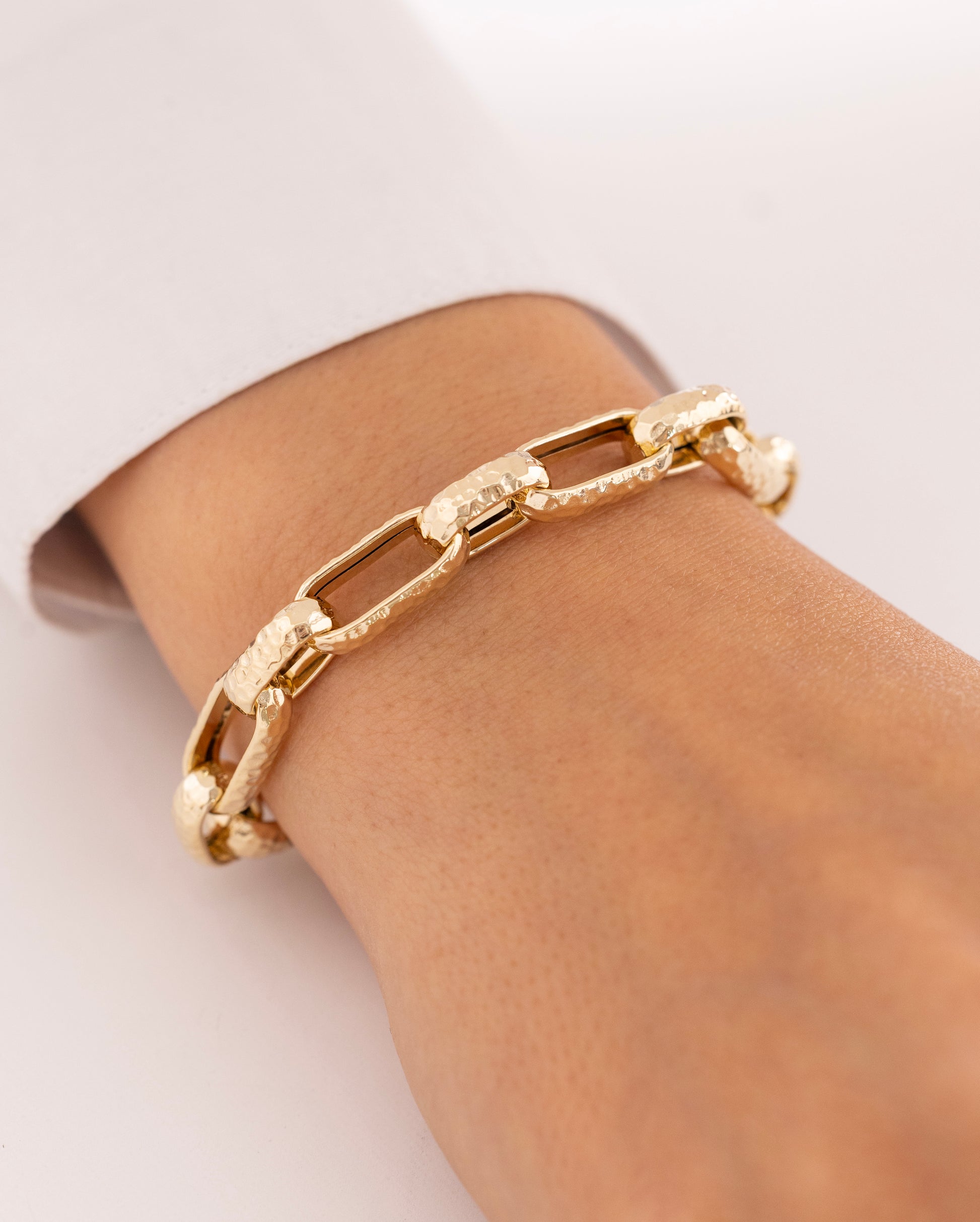 Cetaş Eterna Dövme Zincir 14 Ayar Altın Bileklik