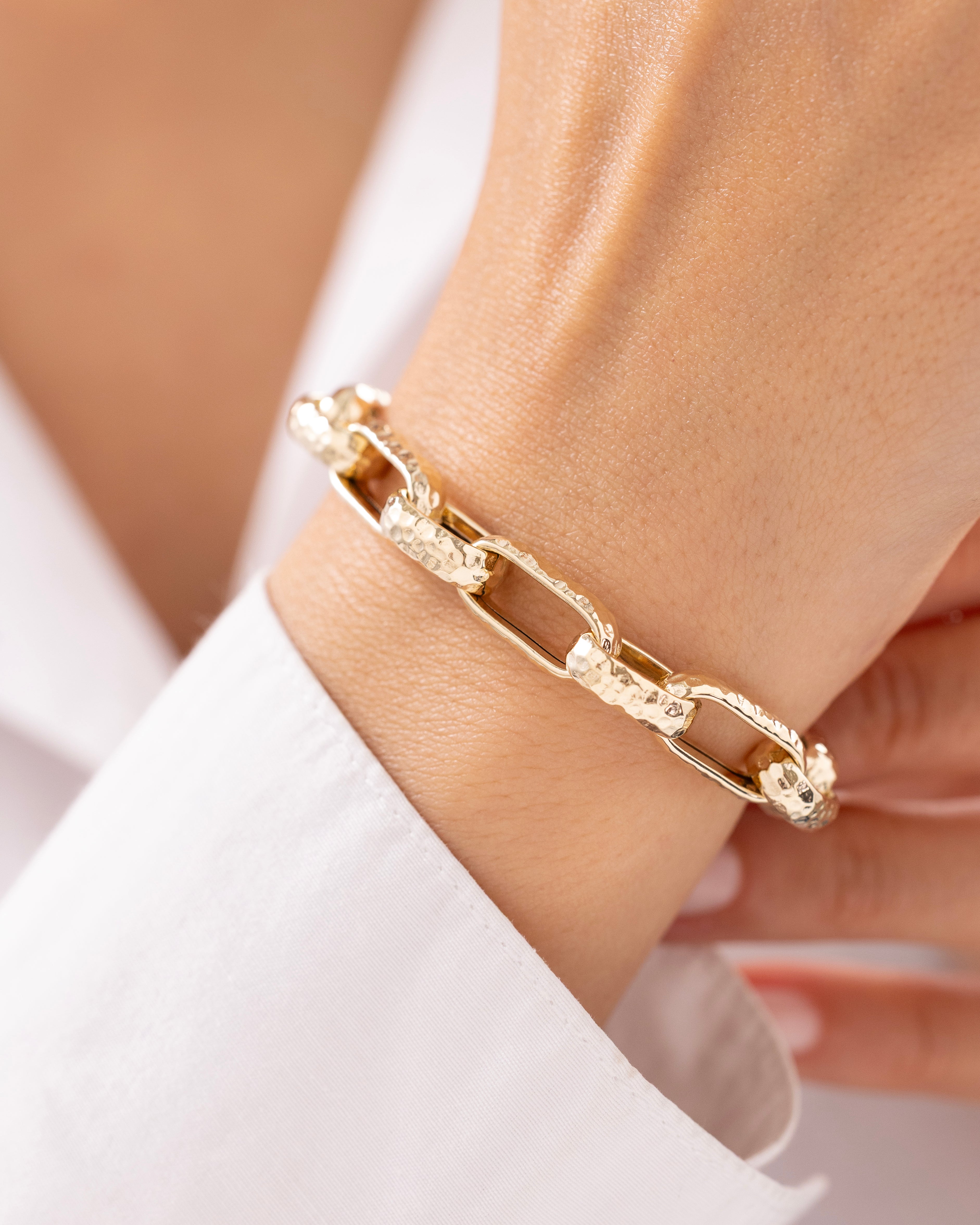 Cetaş Eterna Dövme Zincir 14 Ayar Altın Bileklik