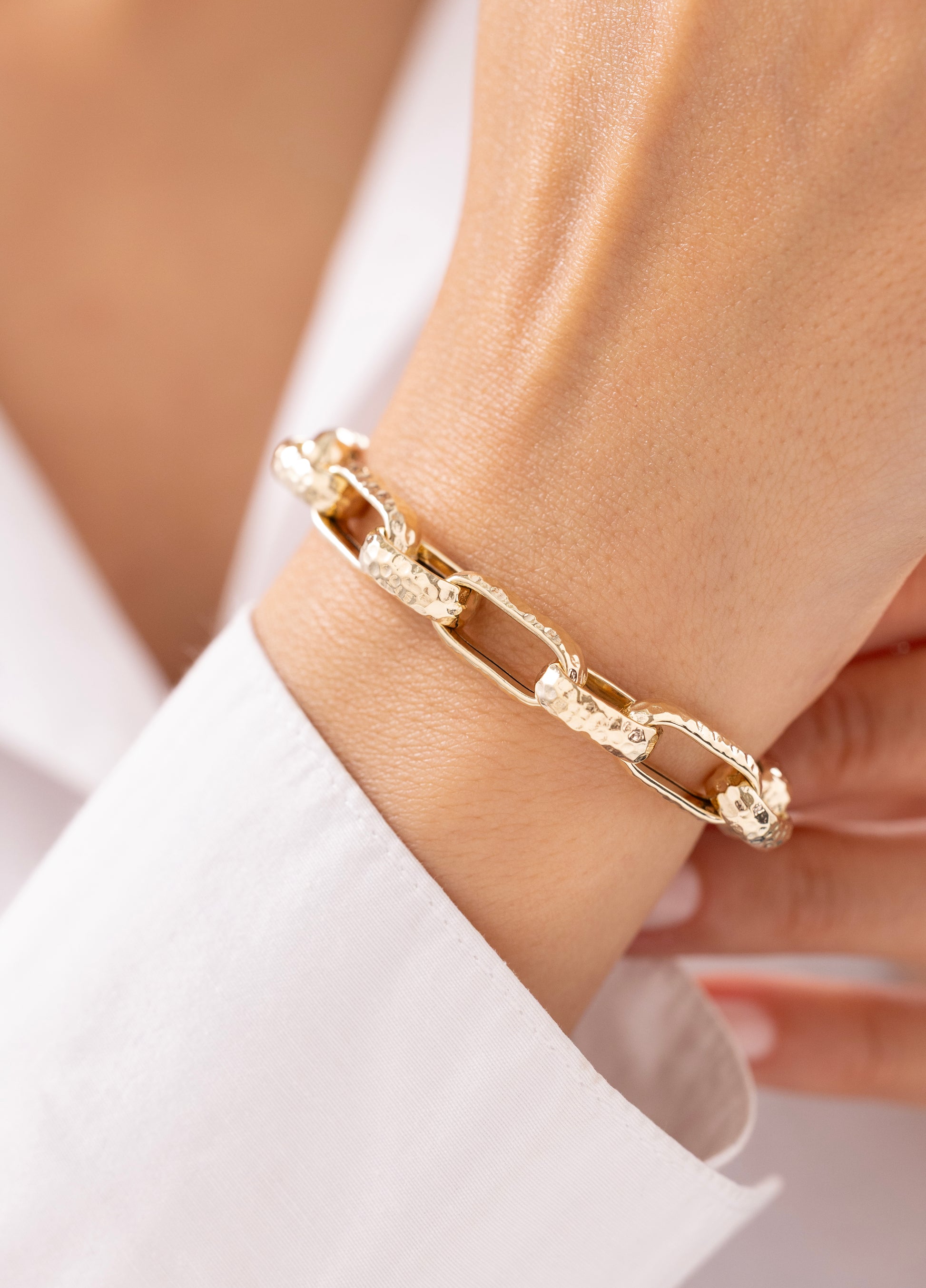 Cetaş Eterna Dövme Zincir 14 Ayar Altın Bileklik