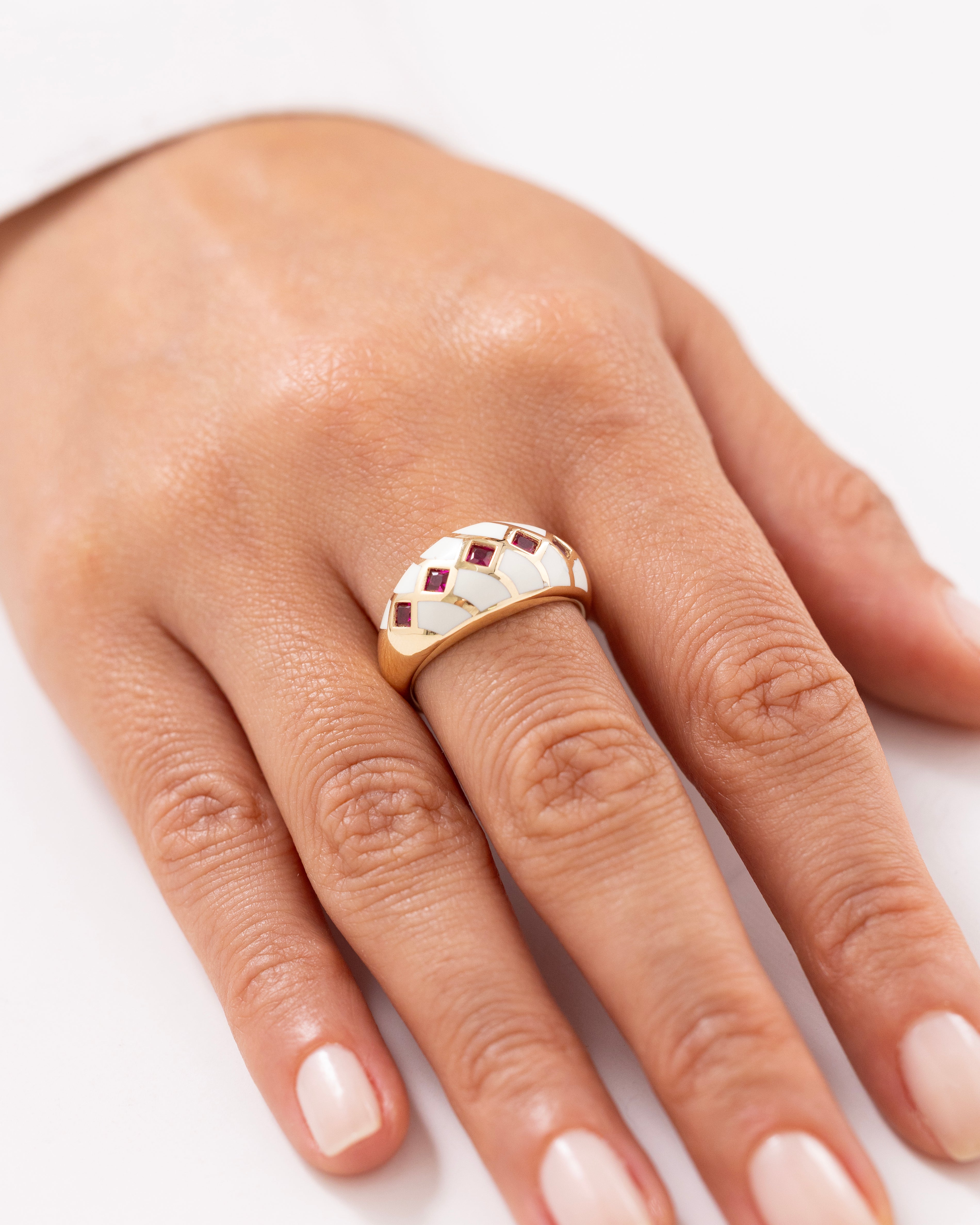 Cetaş Kozmos Vintage 14 Ayar Altın Yüzük