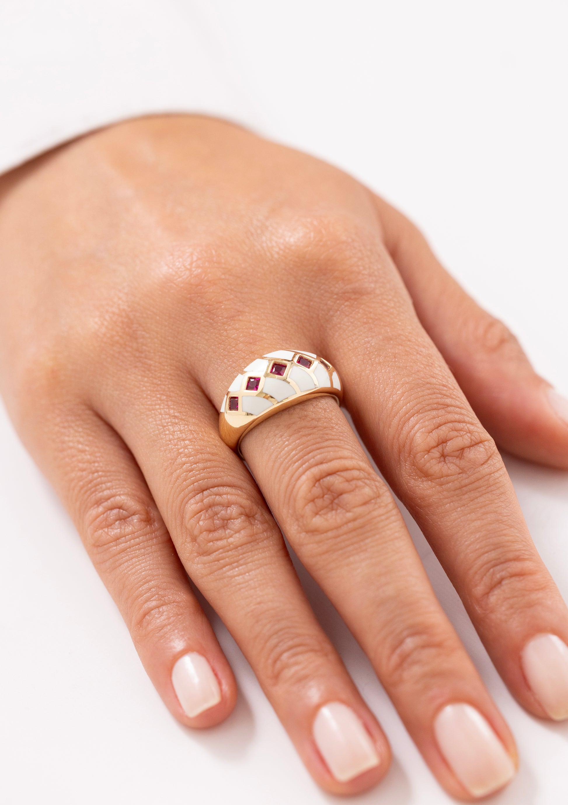 Cetaş Kozmos Vintage 14 Ayar Altın Yüzük