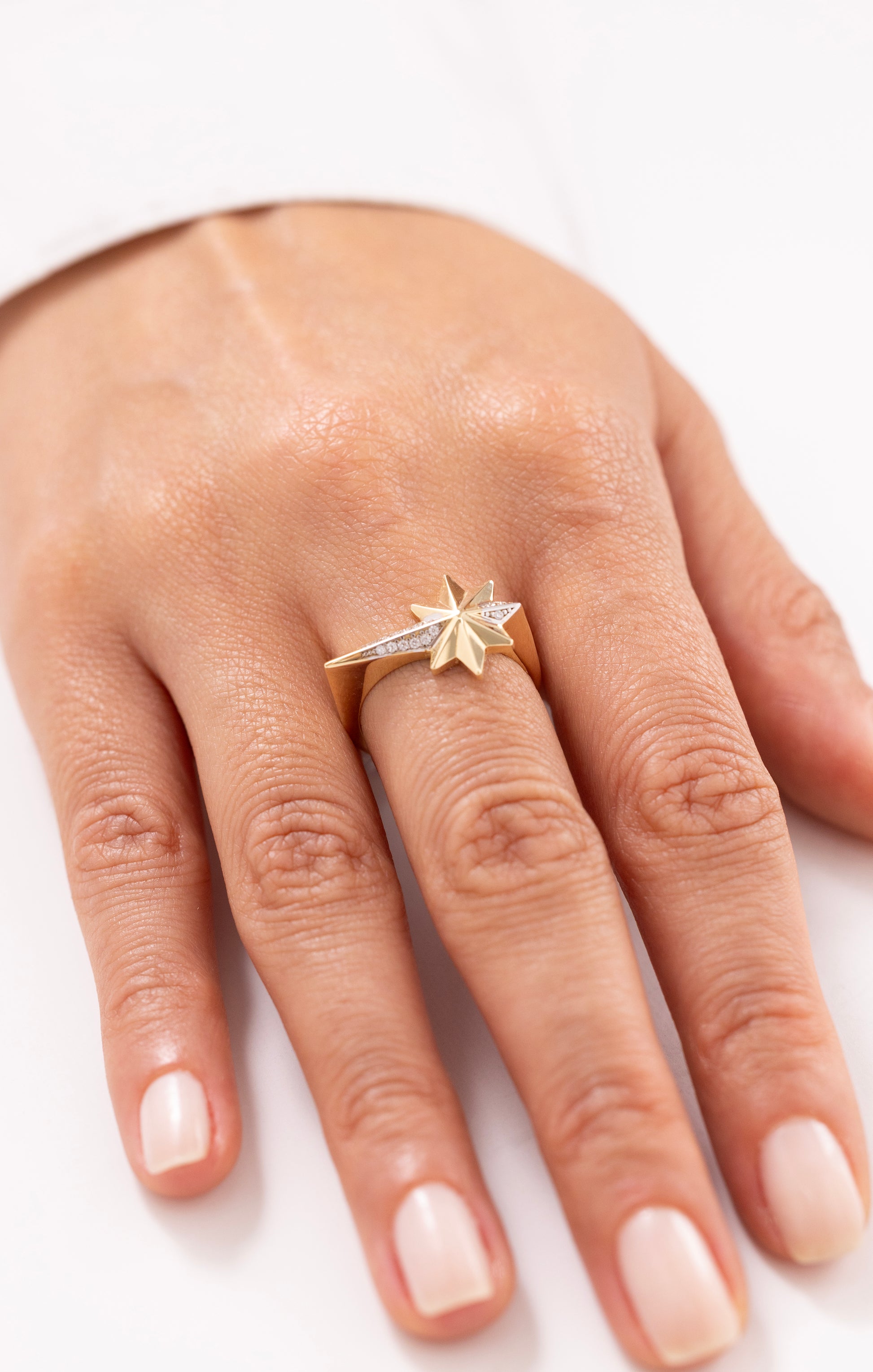 Cetaş Eterna Kuzey Yıldızı 14 Ayar Altın Yüzük