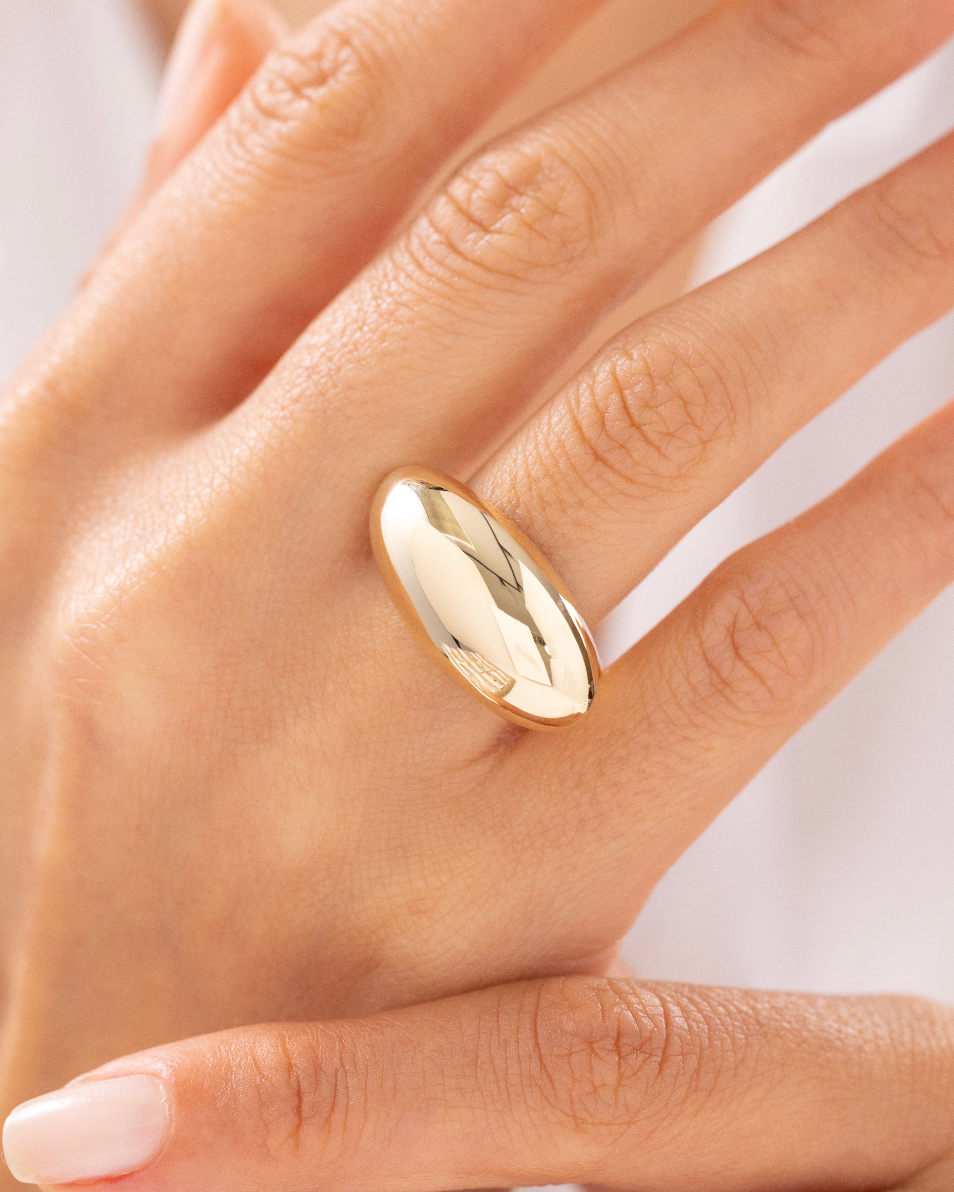 Cetaş Eterna Bombeli 14 Ayar Altın Yüzük