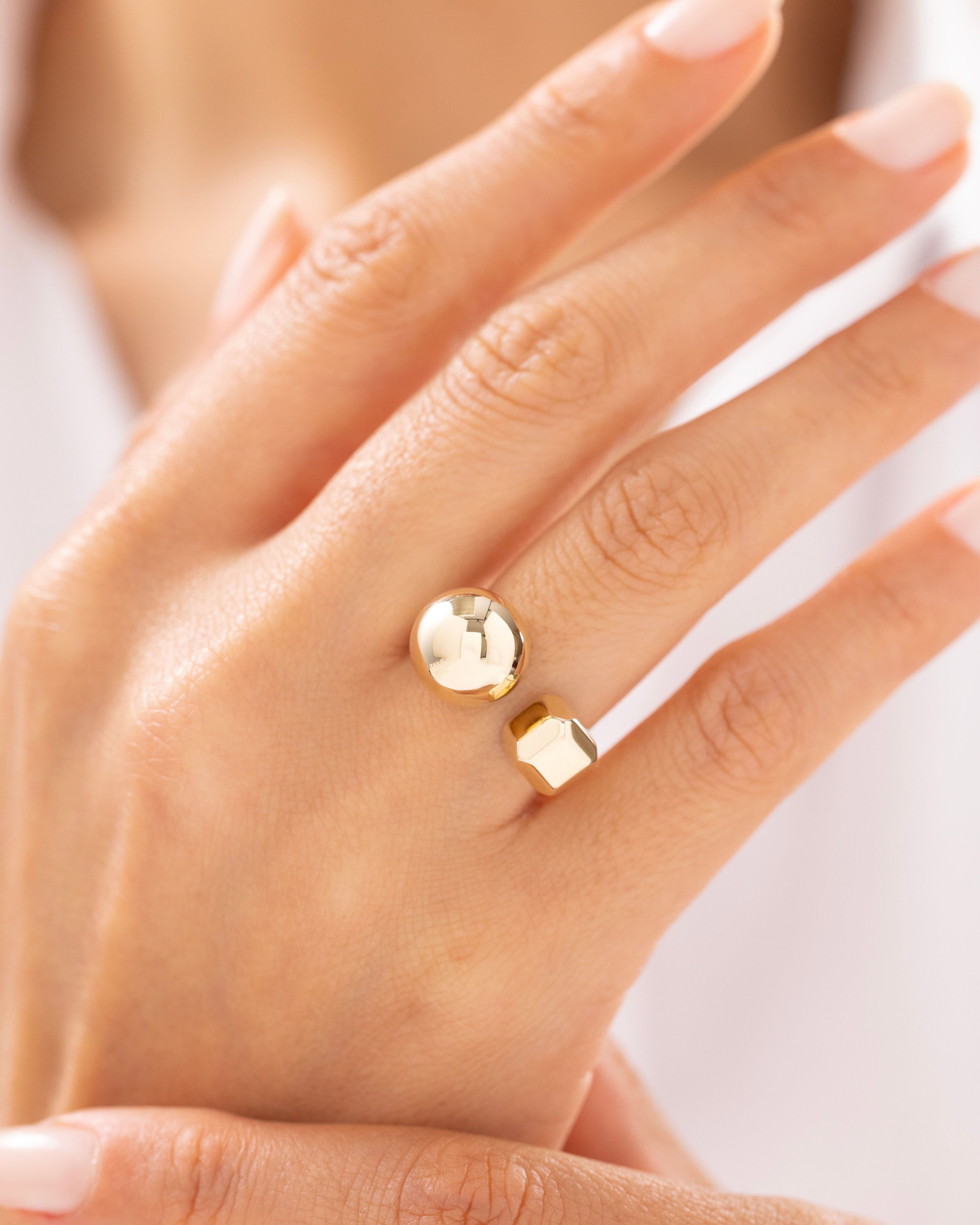 Cetaş Eterna İkili 14 Ayar Altın Yüzük