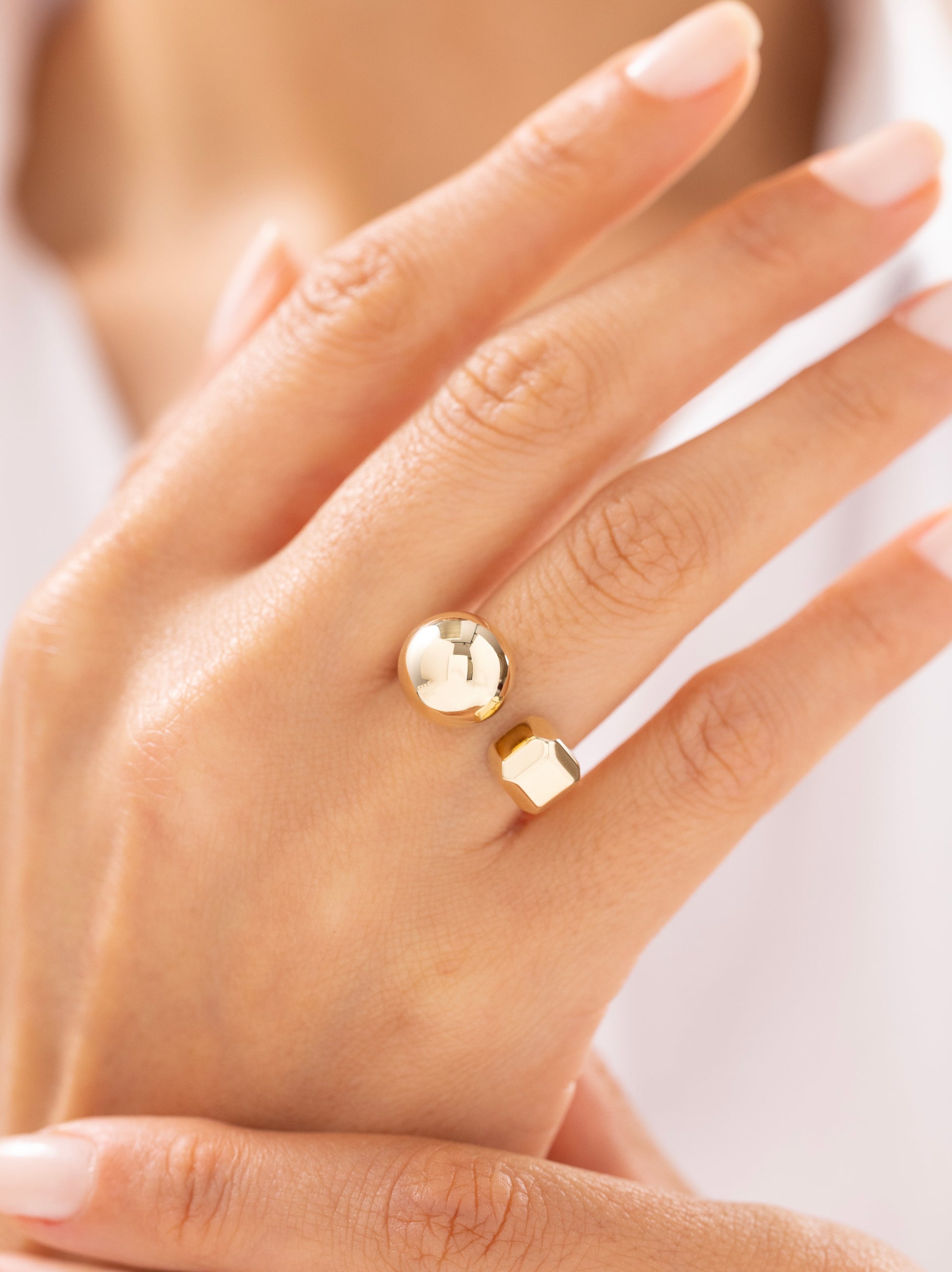 Cetaş Eterna İkili 14 Ayar Altın Yüzük