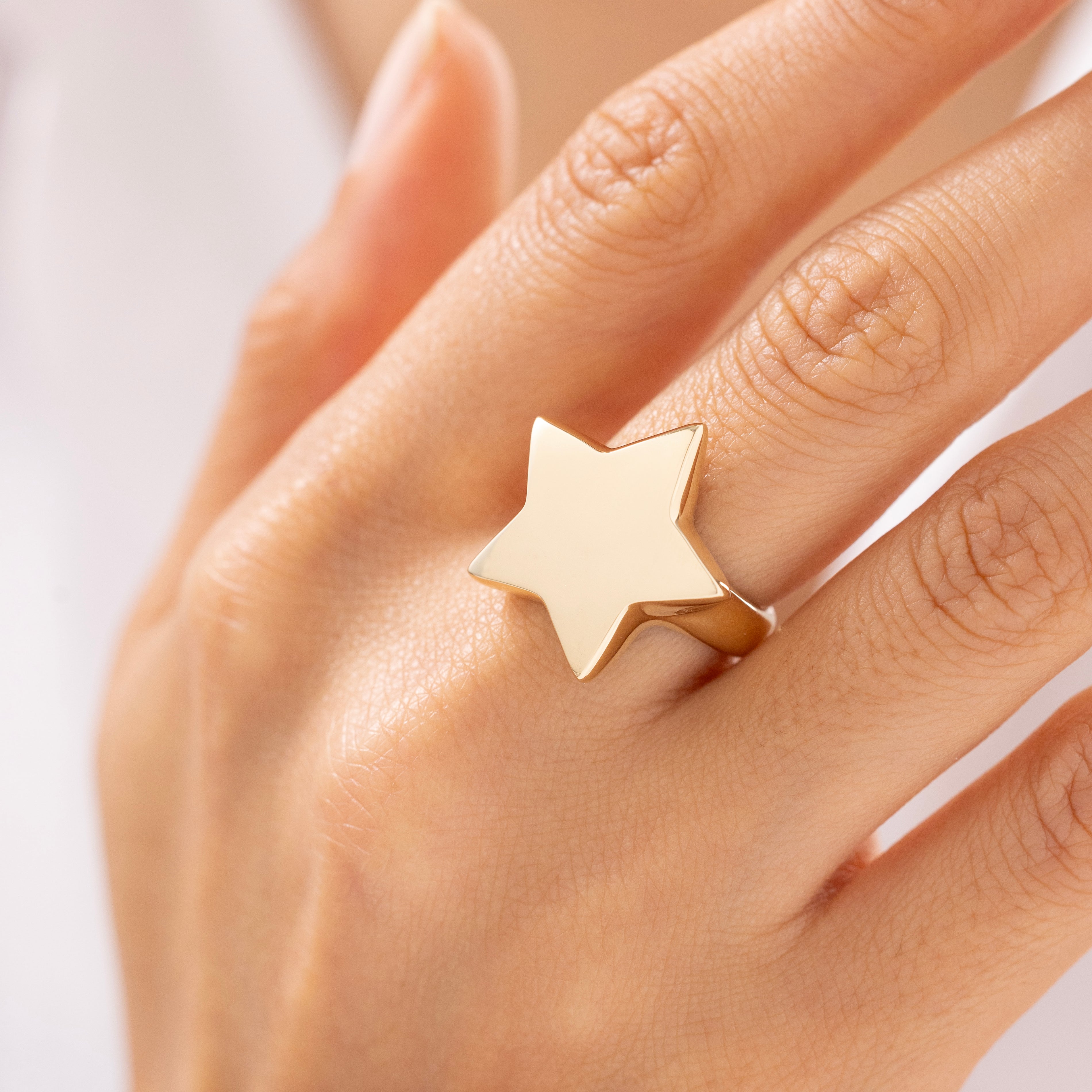 Cetaş Eterna Yıldız 14 Ayar Altın Yüzük