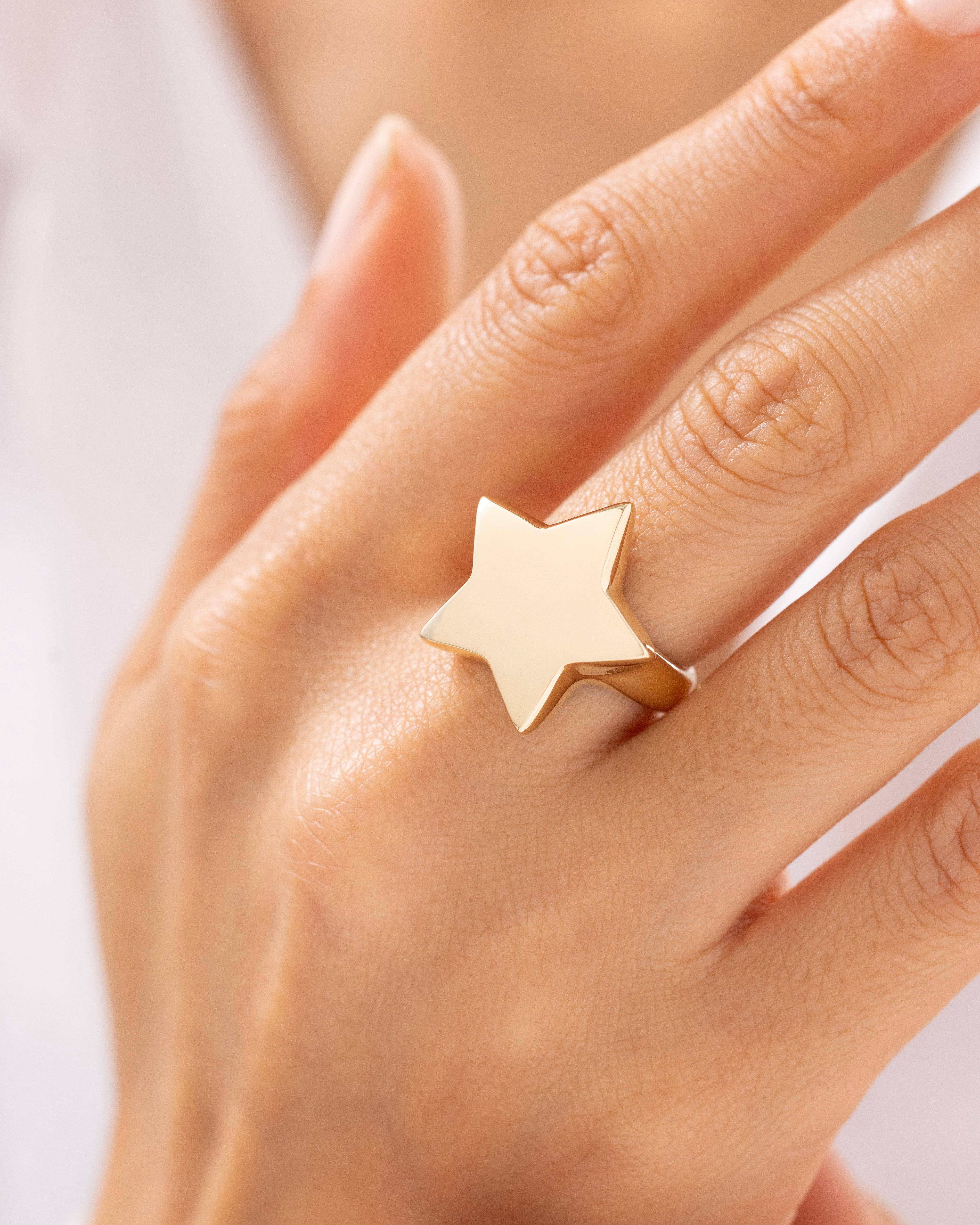 Cetaş Eterna Yıldız 14 Ayar Altın Yüzük