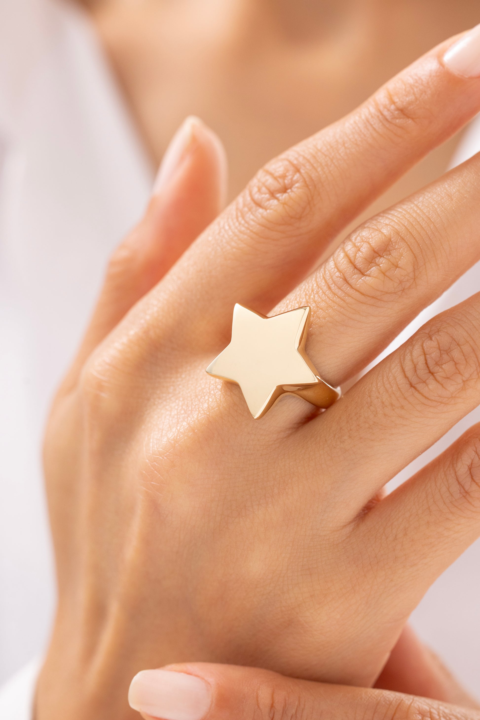 Cetaş Eterna Yıldız 14 Ayar Altın Yüzük