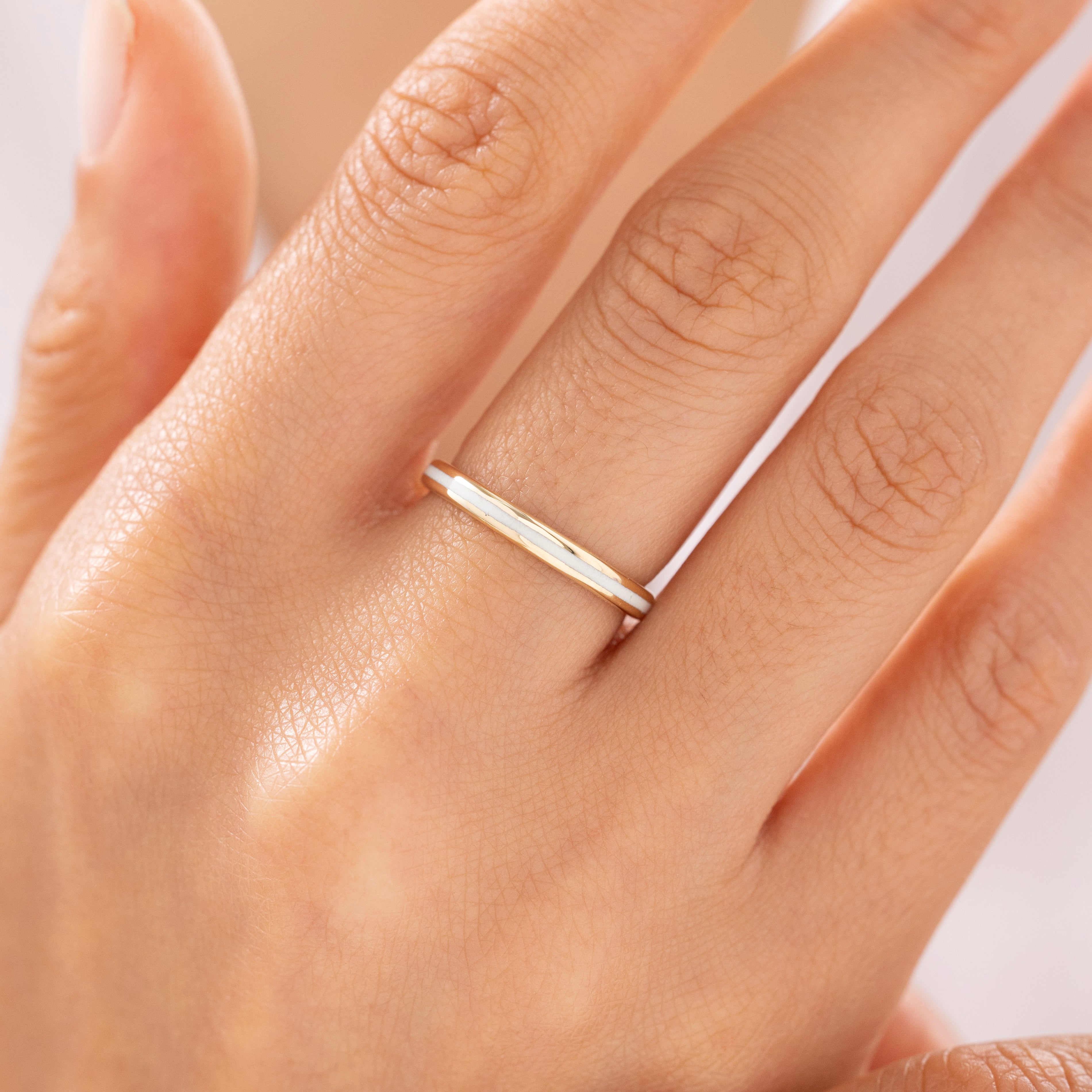 Cetaş Eterna Sedefli 14 Ayar Altın Yüzük