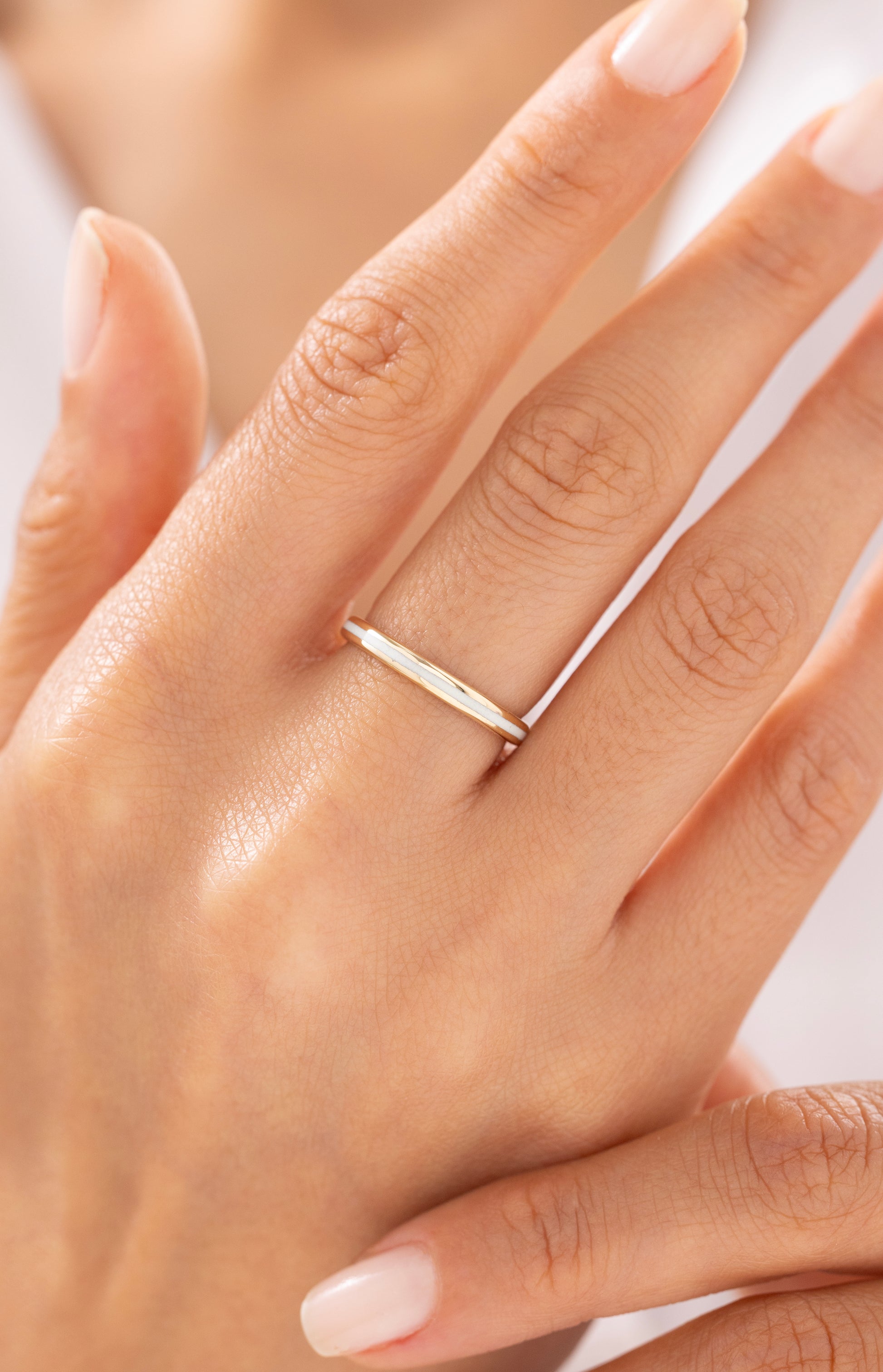 Cetaş Eterna Sedefli 14 Ayar Altın Yüzük