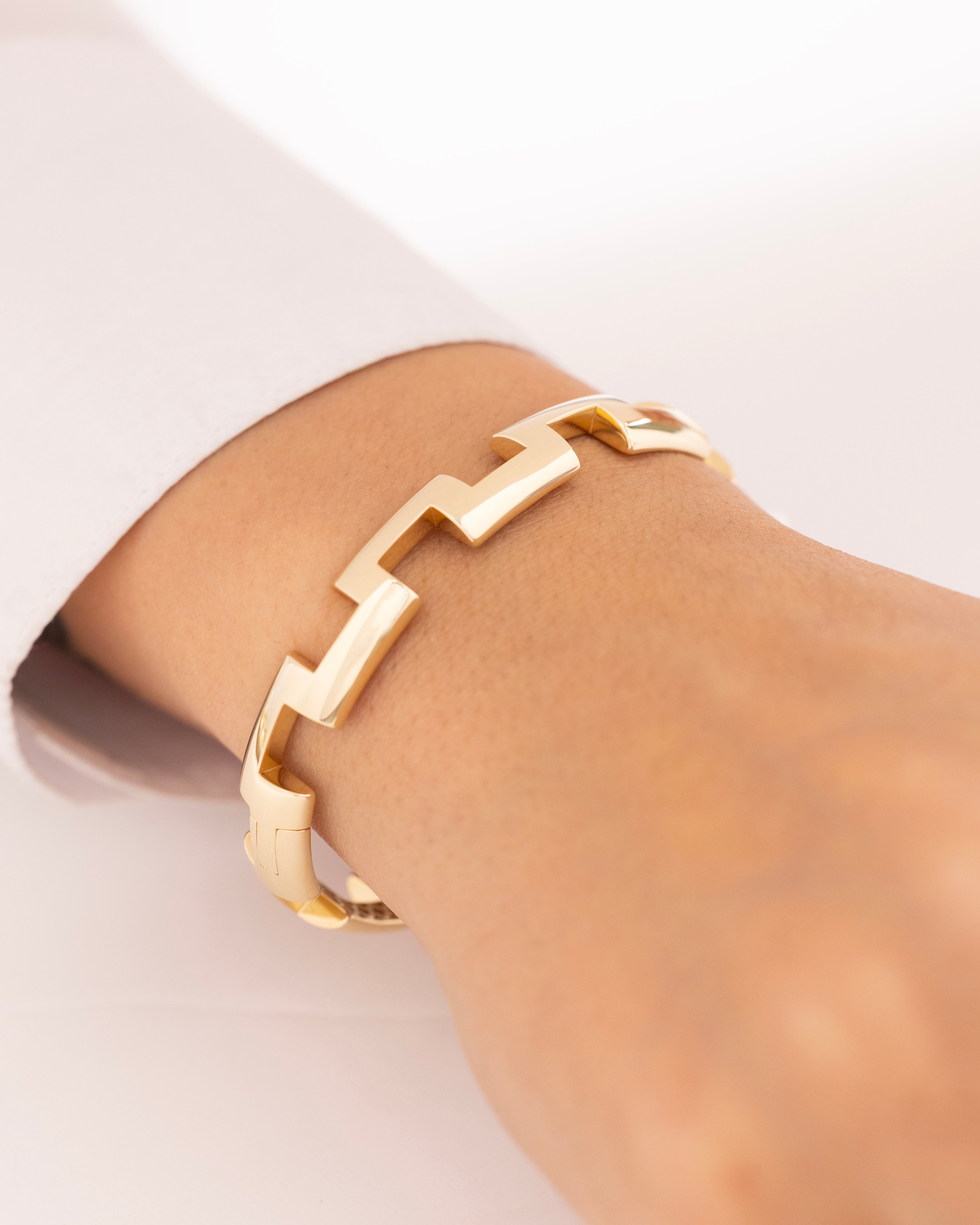 Cetaş Eterna Zikzak 14 Ayar Altın Kelepçe