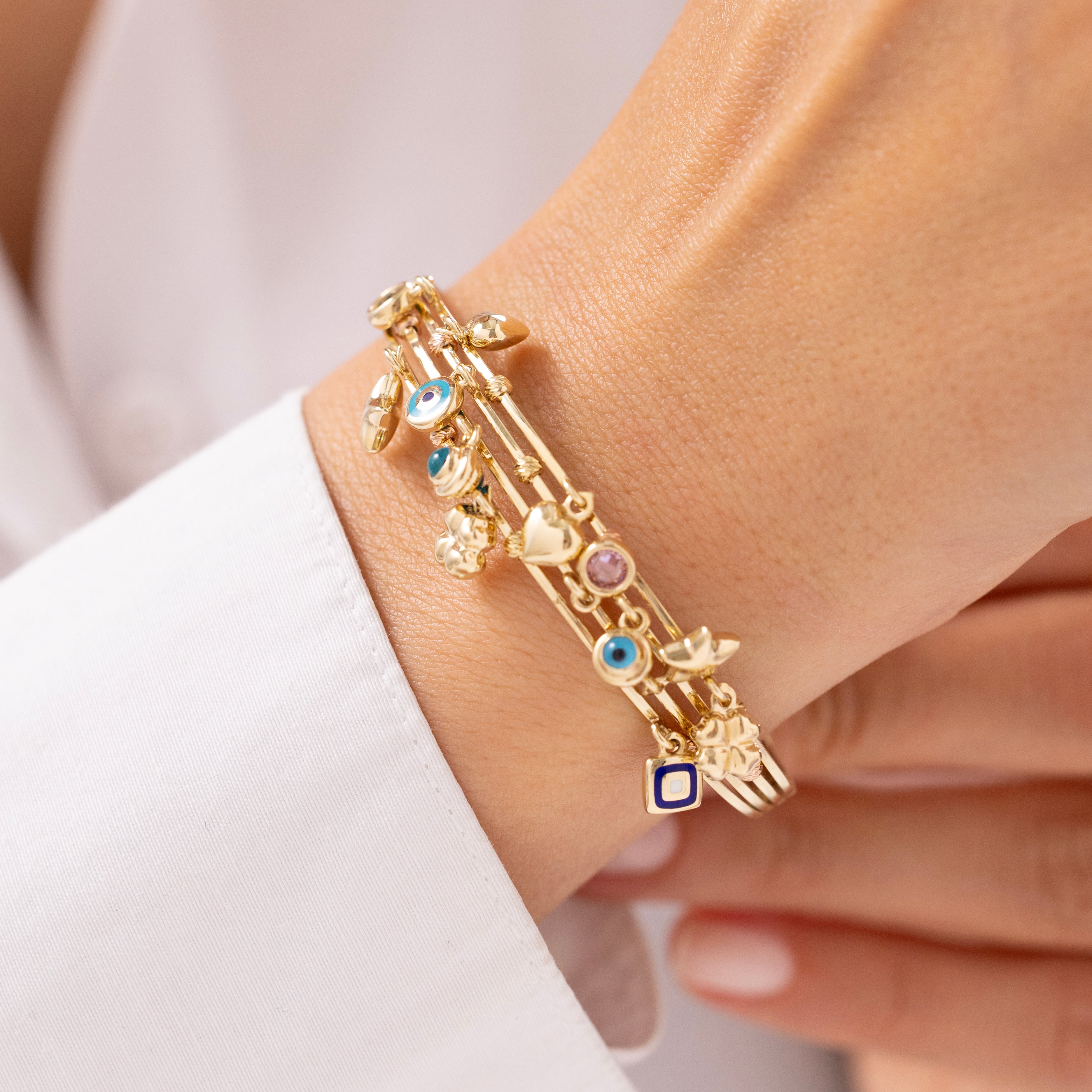 Cetaş Eterna Tılsım 14 Ayar Altın Kelepçe