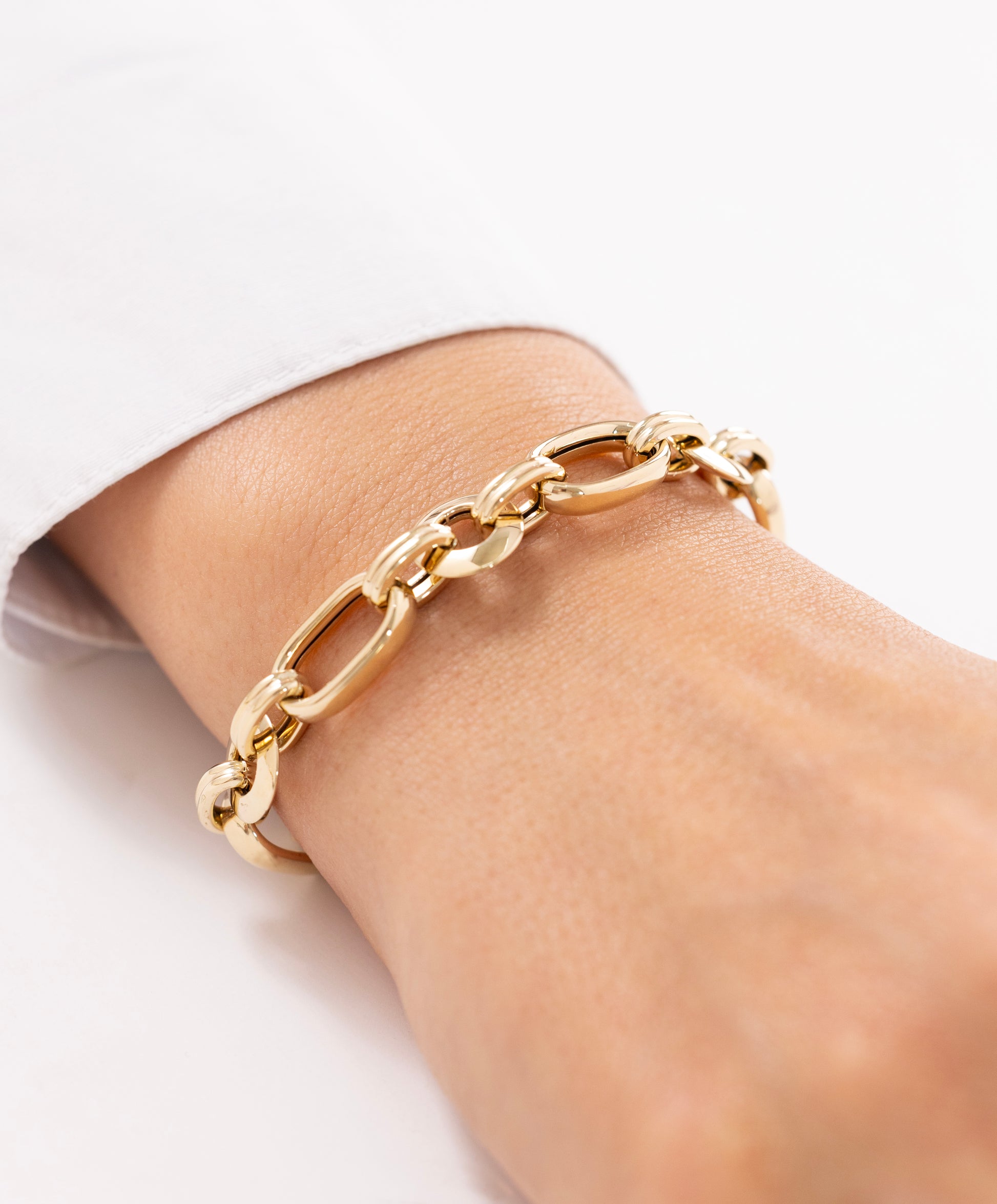 Cetaş Eterna Zincir 14 Ayar Altın Bileklik