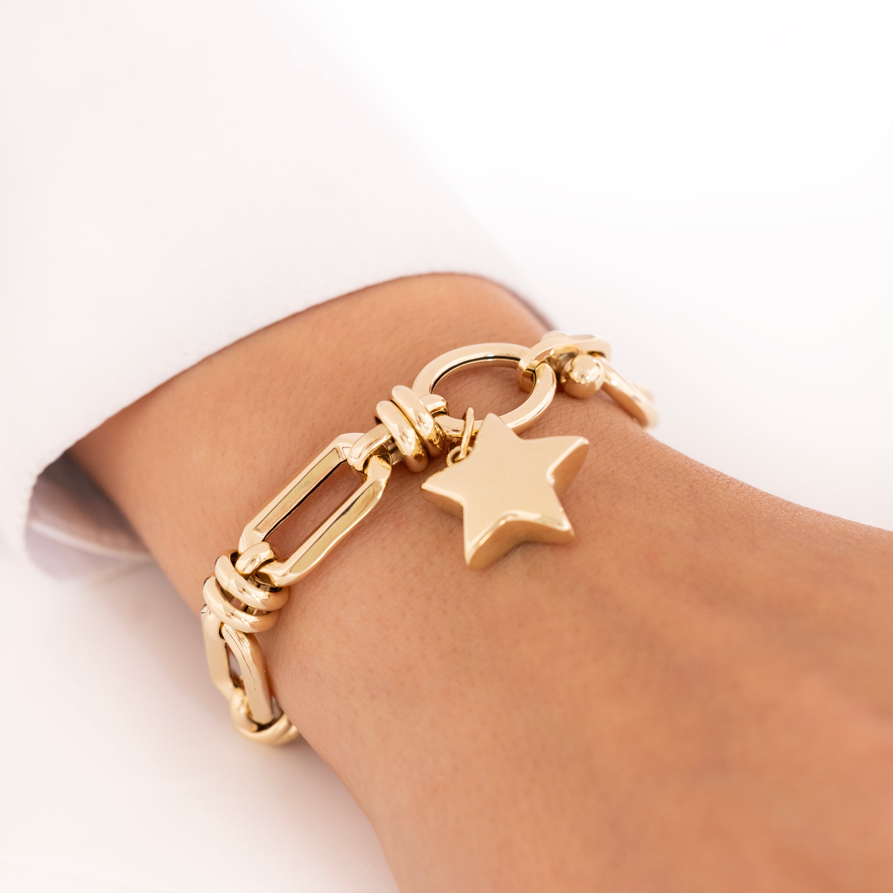 Cetaş Eterna Yıldız 14 Ayar Altın Bileklik