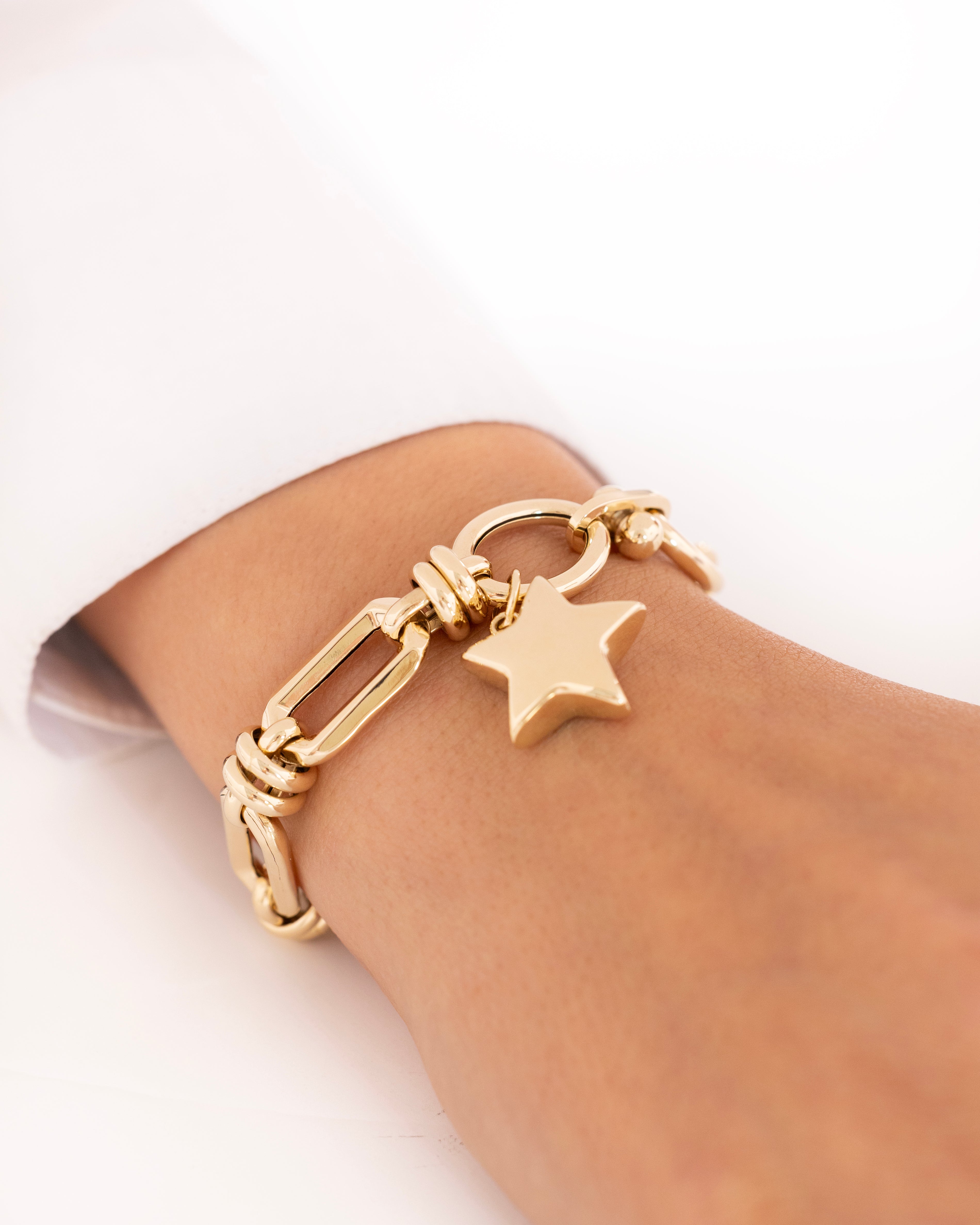 Cetaş Eterna Yıldız 14 Ayar Altın Bileklik