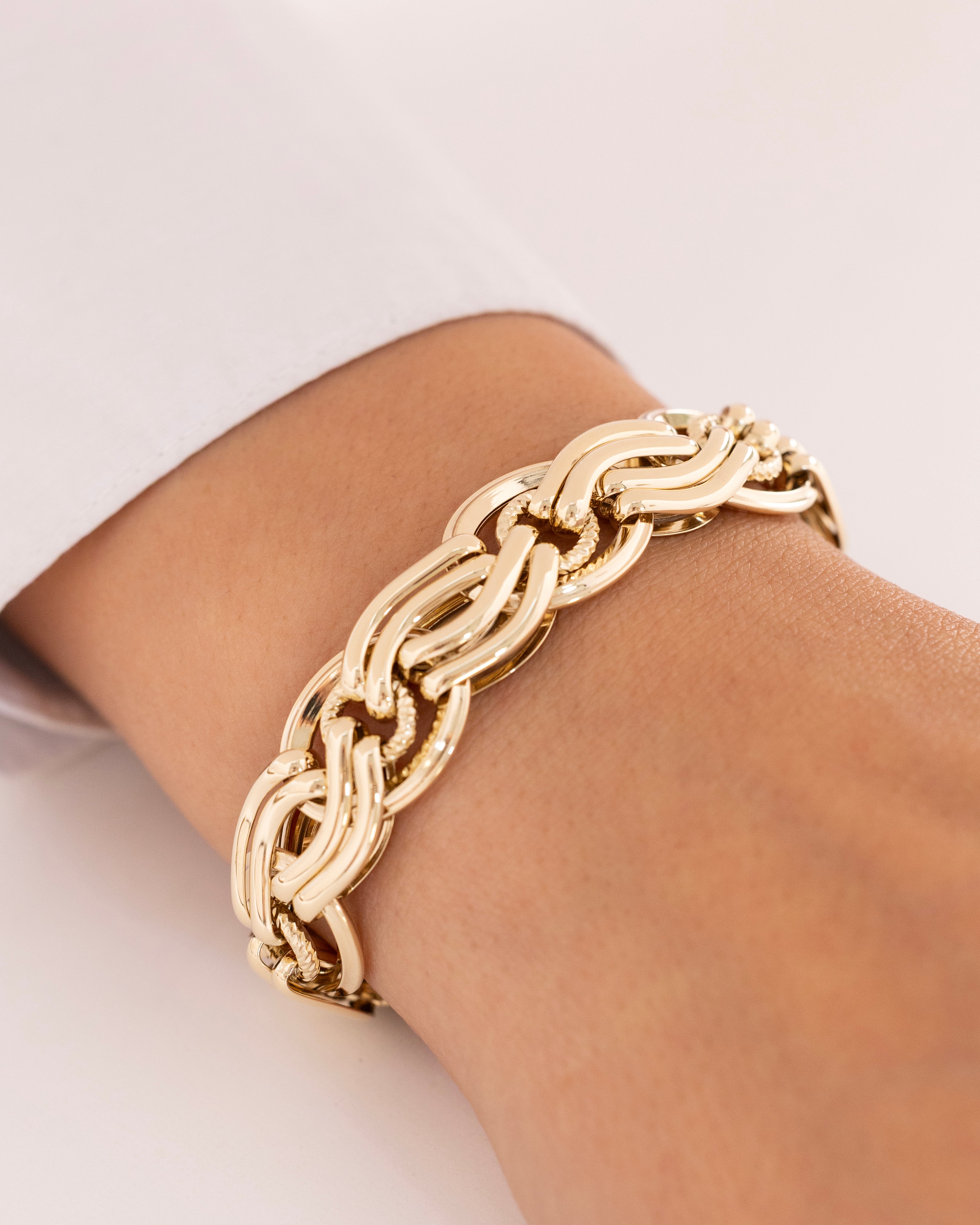 Cetaş Eterna Sarmal 14 Ayar Altın Bileklik