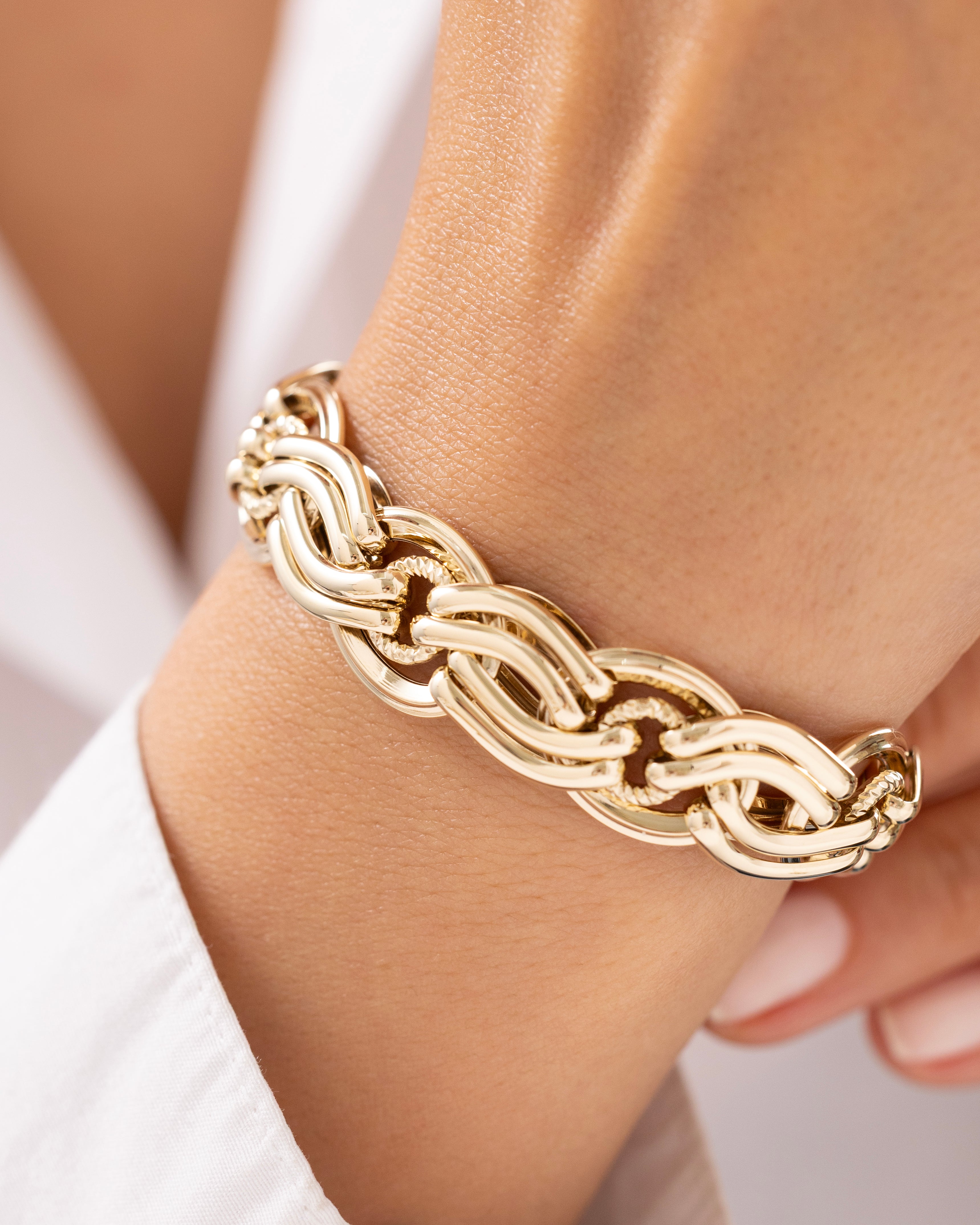 Cetaş Eterna Sarmal 14 Ayar Altın Bileklik