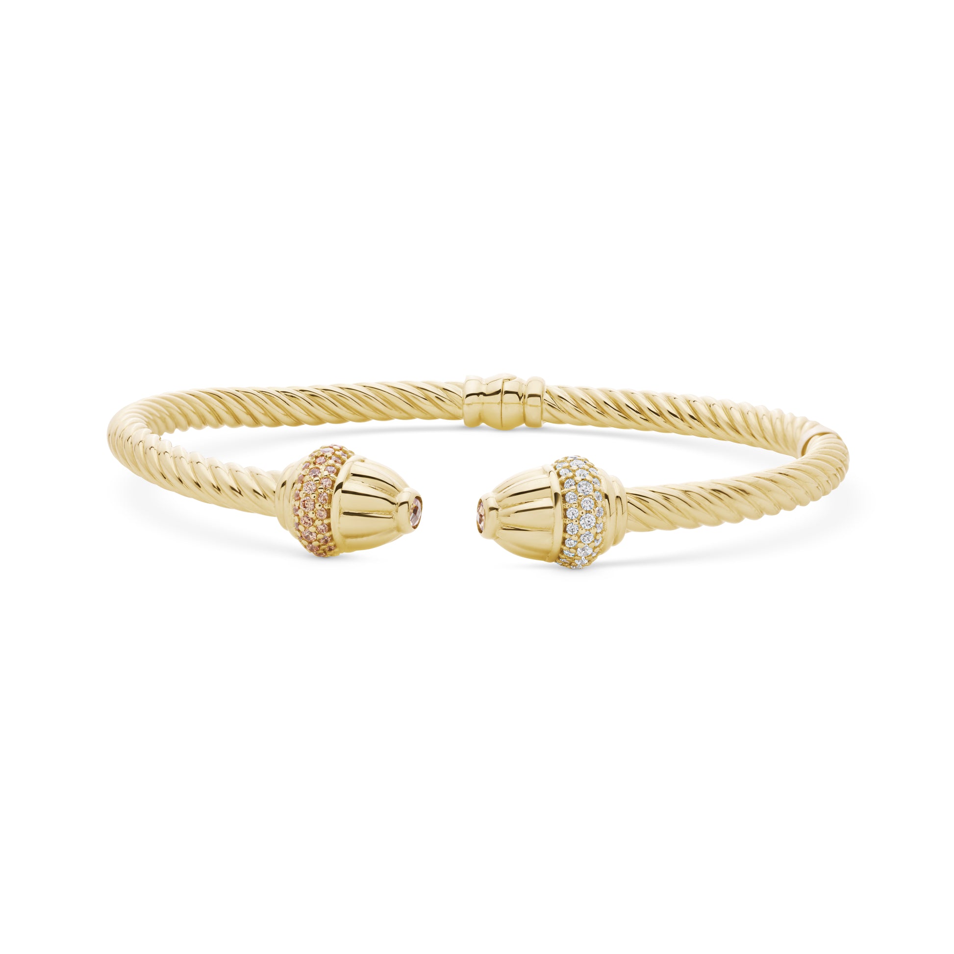 Cetaş Twist Vintage 14 Ayar Altın Kelepçe