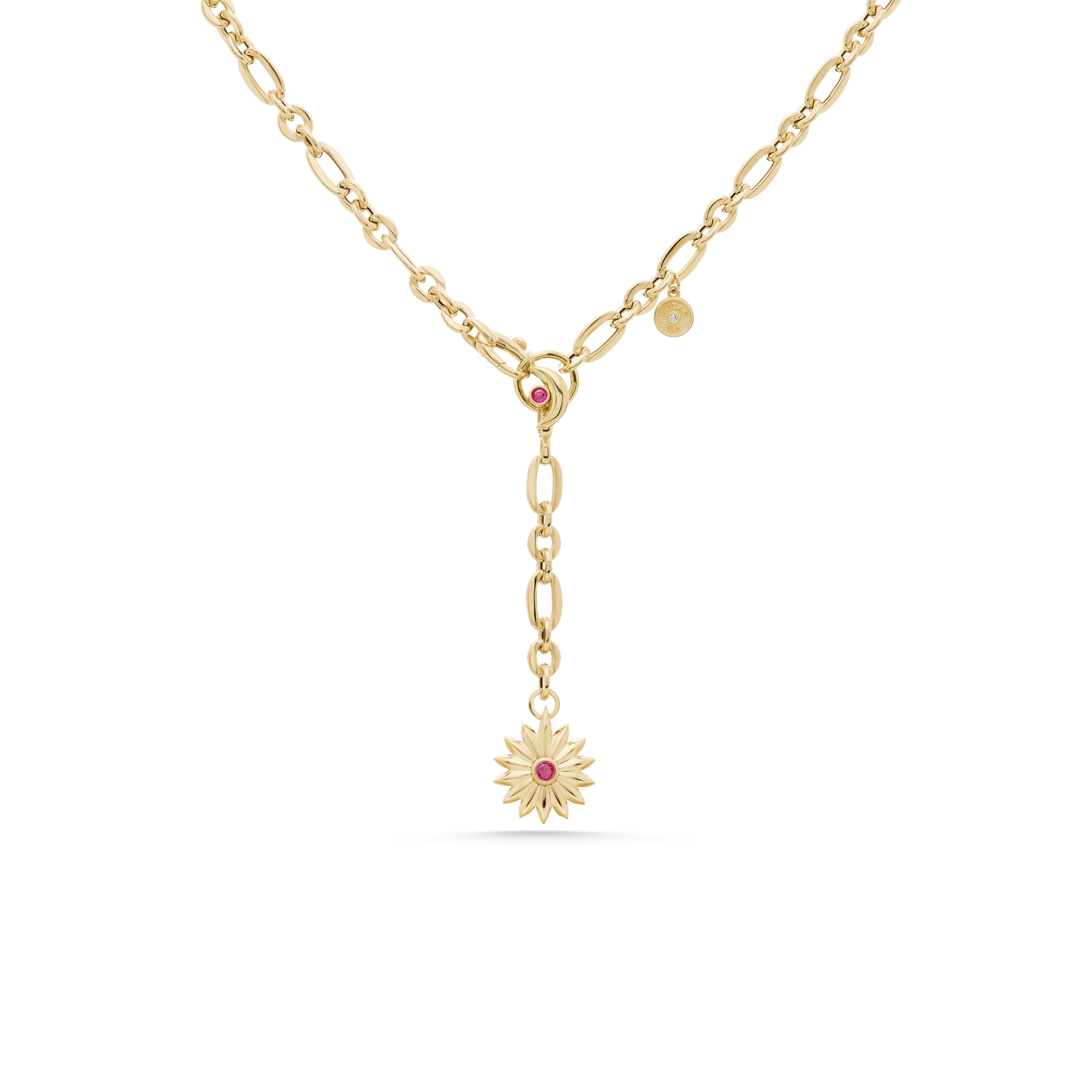 Cetaş Eterna Güneş 14 Ayar Altın Kolye