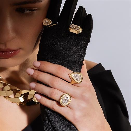 Baget Damla Tasarım Yüzük