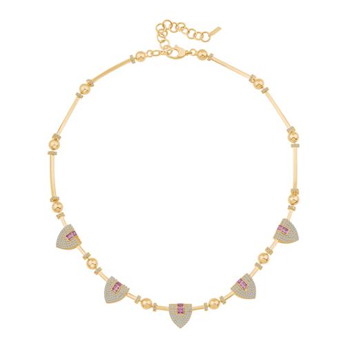 Baget Taşlı Silindir Kolye