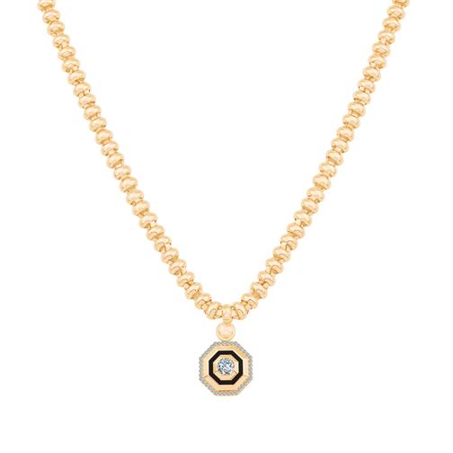 Baget Taşlı Top Top Kolye