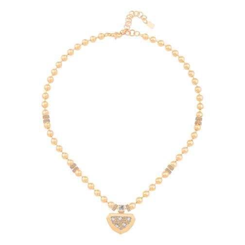 Baget Taşlı Top Top Kolye